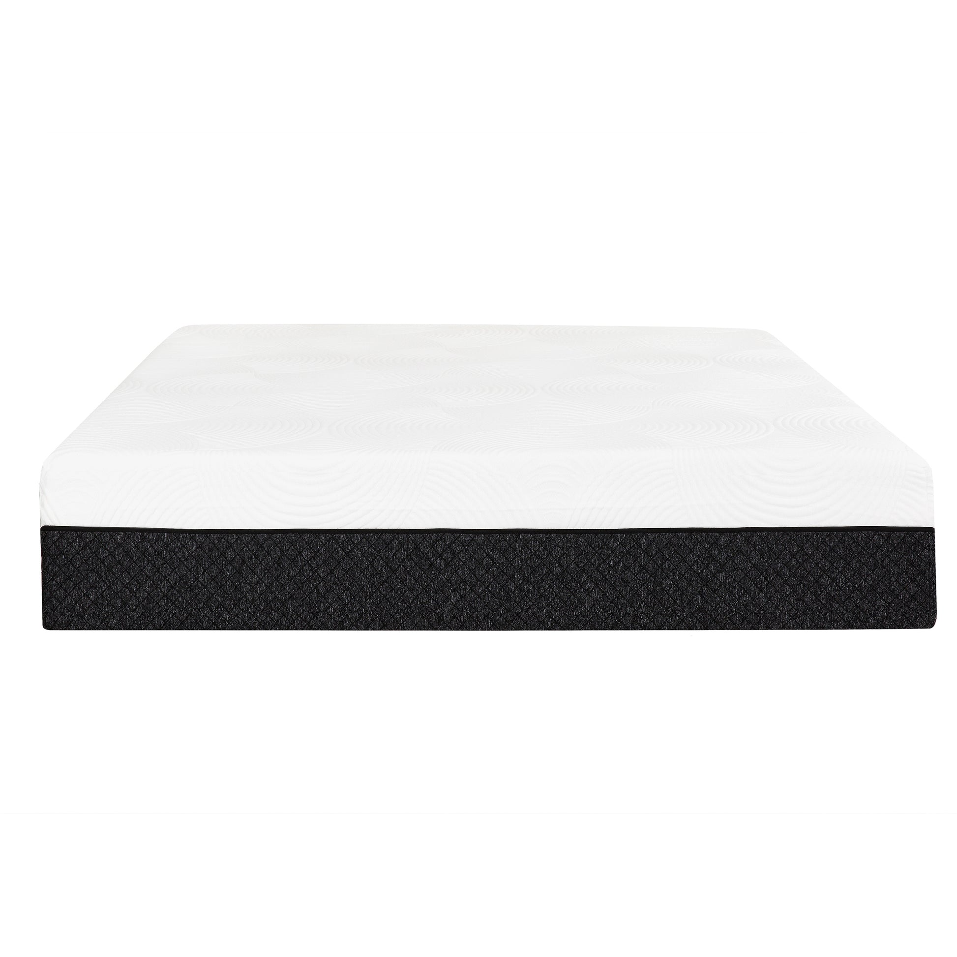Aspen 12 in. Gel Memory Foam Mattress + 2 Pillows-Bedroom-DECOROLALA