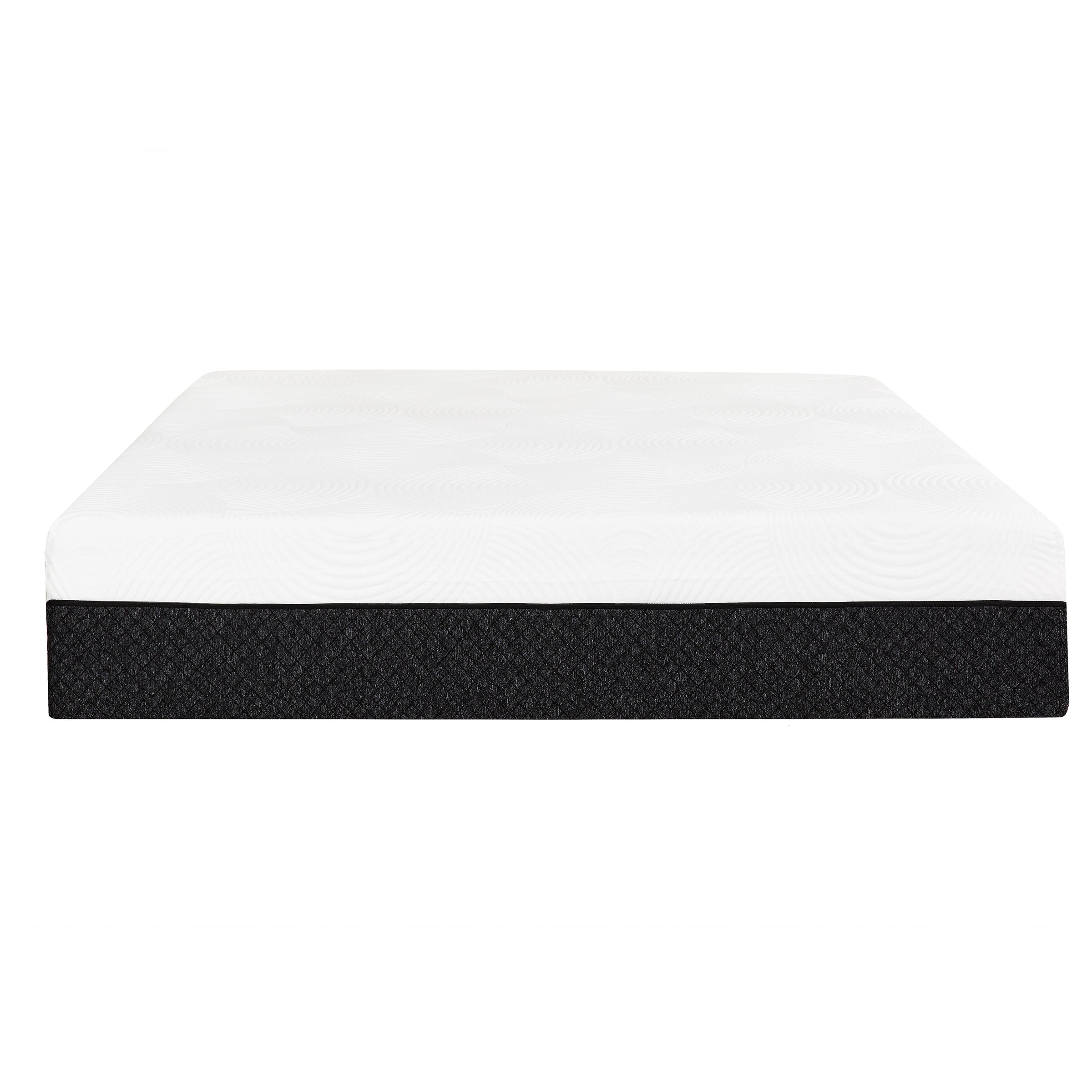 Aspen 12 in. Gel Memory Foam Mattress + 2 Pillows-Bedroom-DECOROLALA