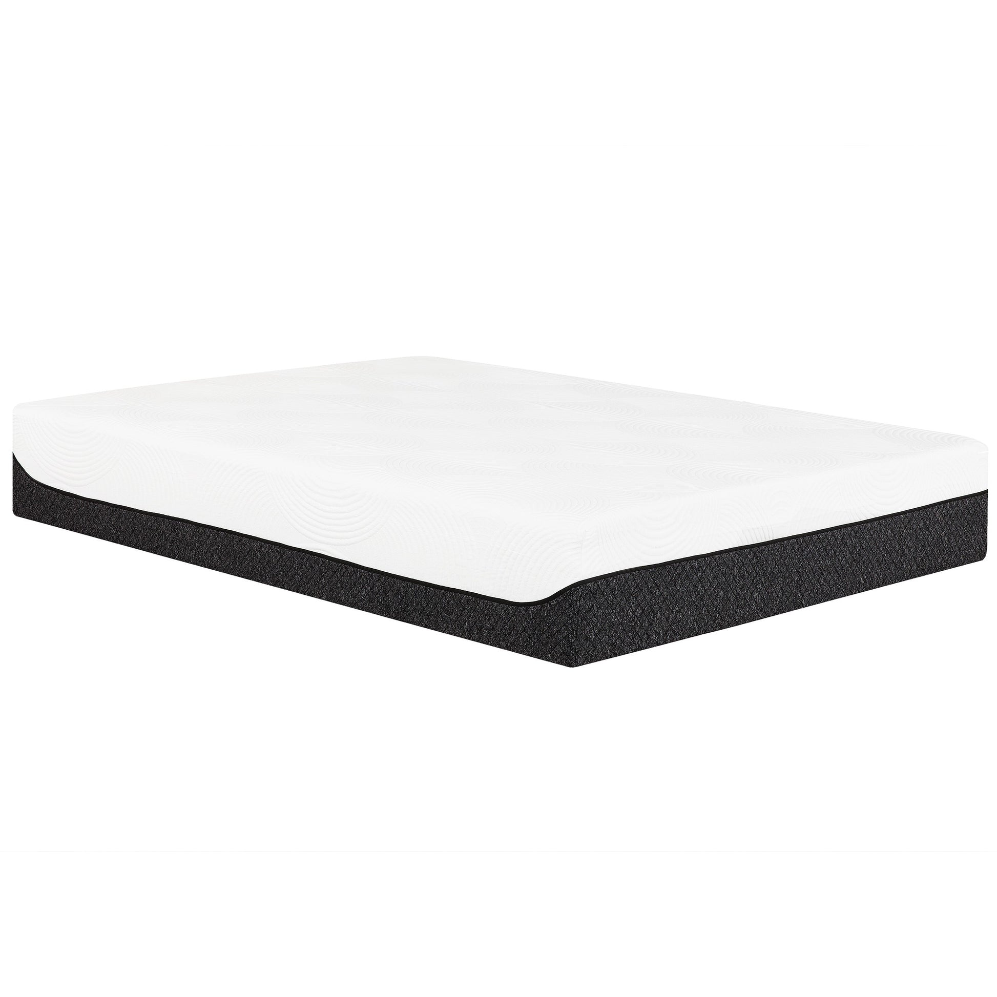 Aspen 12 in. Gel Memory Foam Mattress + 2 Pillows-Bedroom-DECOROLALA