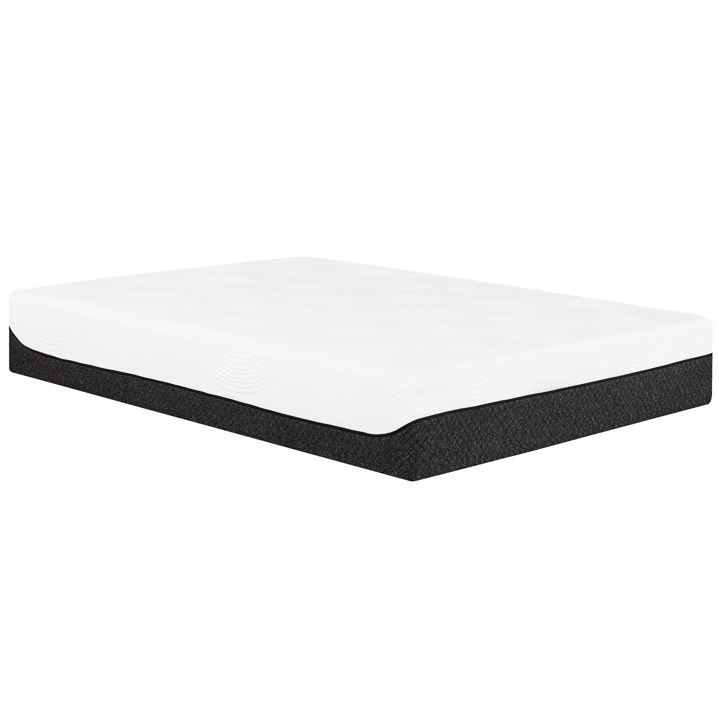 Aspen 12 in. Gel Memory Foam Mattress + 2 Pillows-Bedroom-DECOROLALA