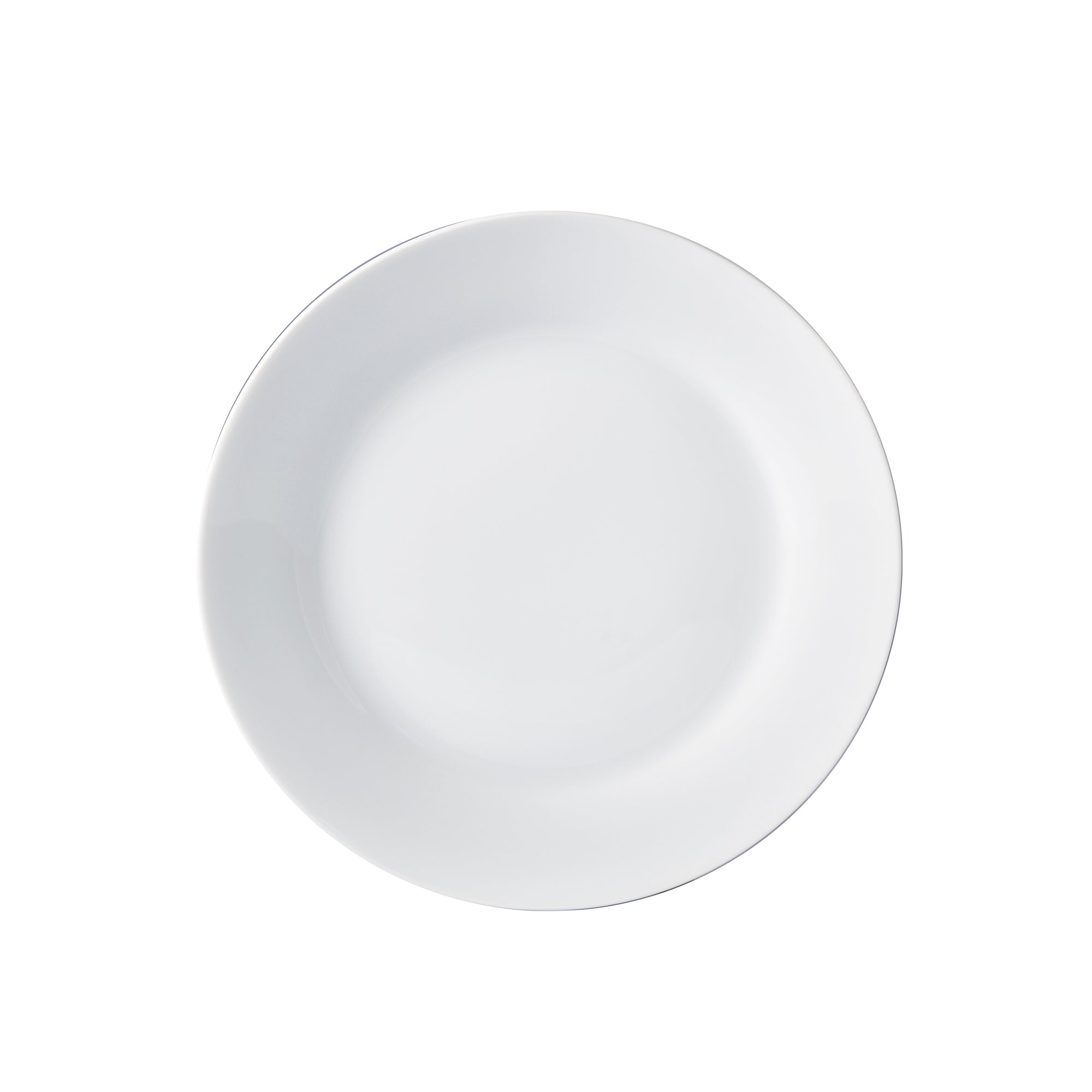 Aspen Porcelain Dinnerware Set - 12pc White Round Rim-Dinnerware-DECOROLALA