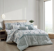 Aster 6 PC Comforter Set-Comforters and Quilts-DECOROLALA