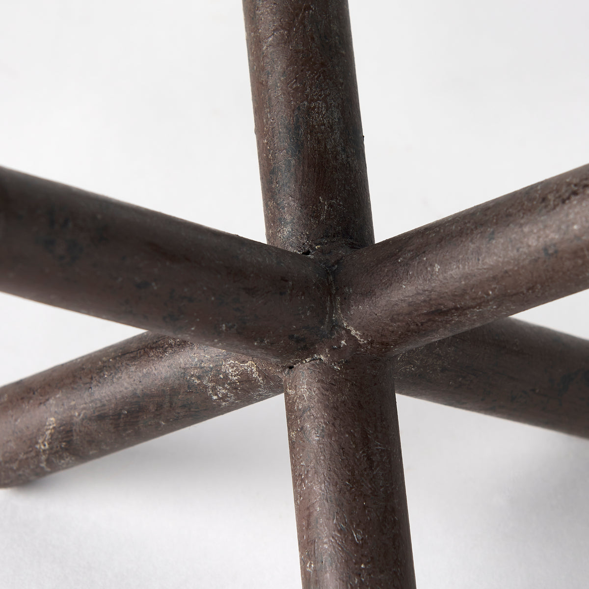 Astericks III (Small) 6L x 6W Brown Metal Decor Object-Objects-DECOROLALA
