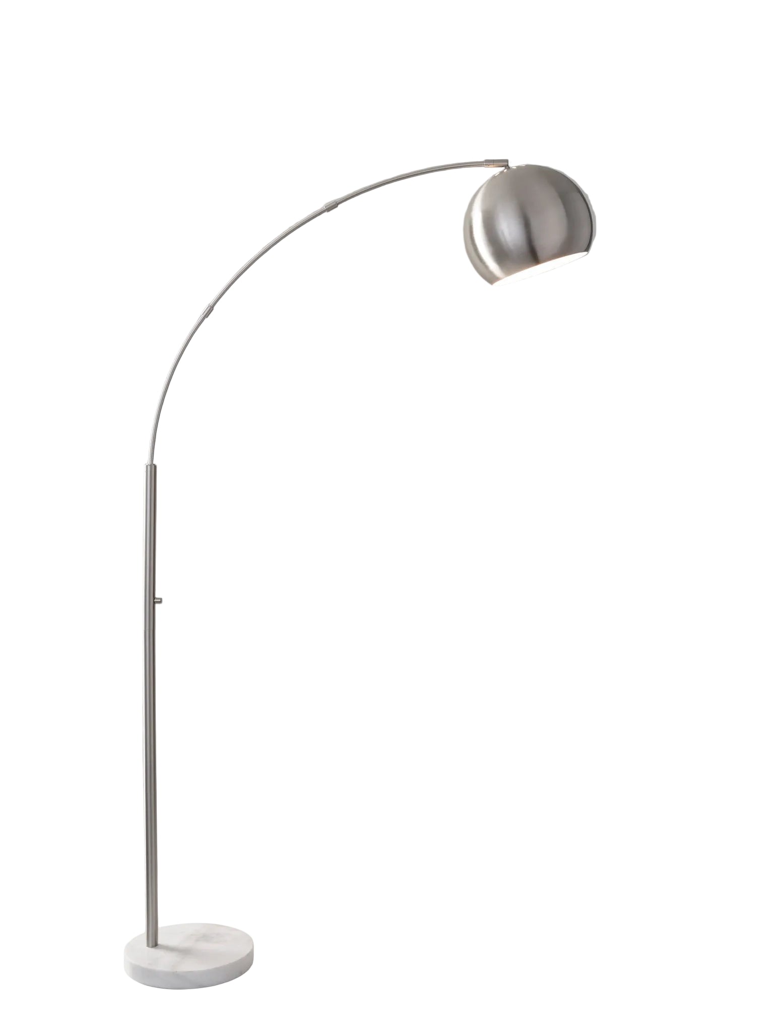 Astoria Arc Lamp - White Marble Base-Lighting-DECOROLALA
