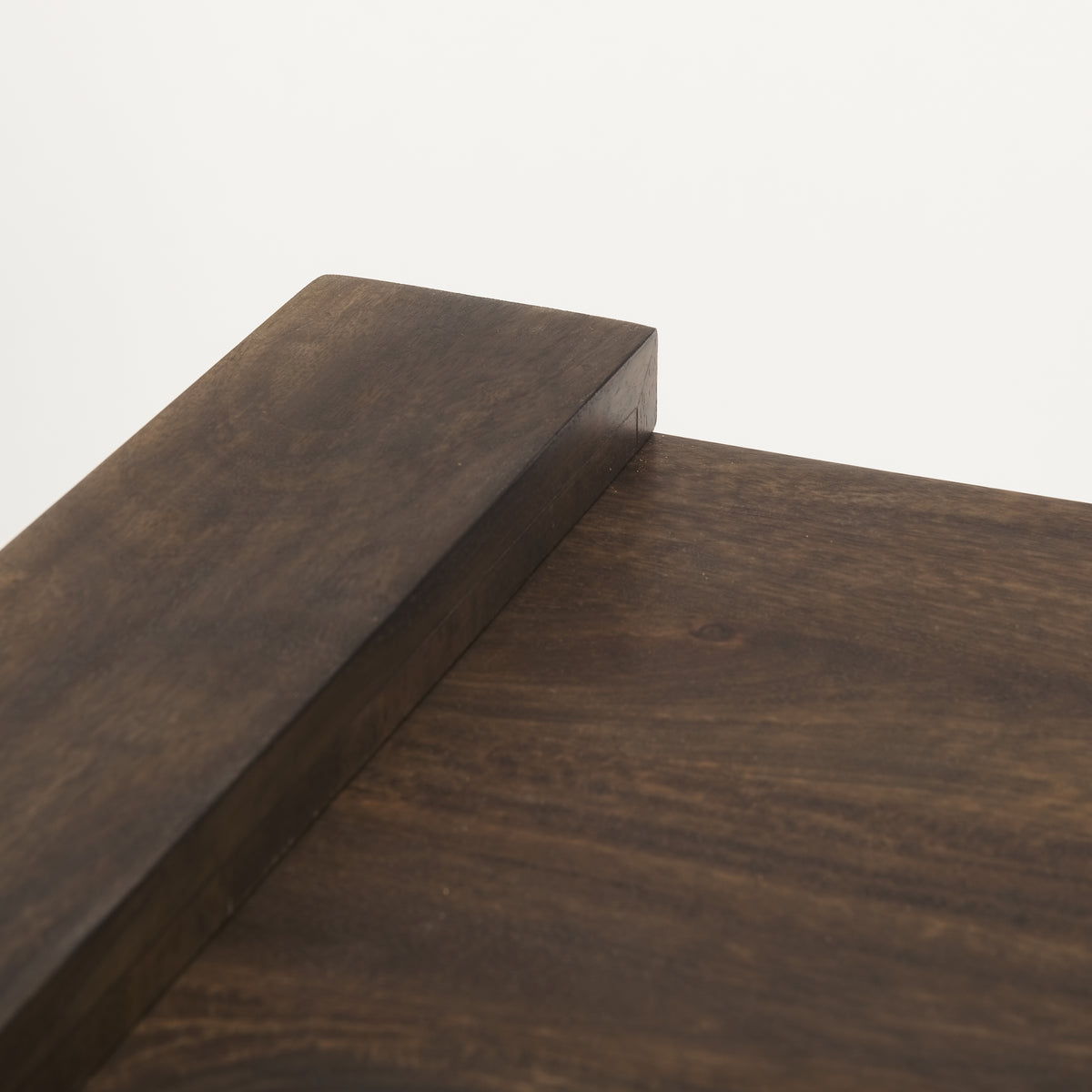 Athelia Dark Brown Wood Accent Table-Accent Tables-DECOROLALA