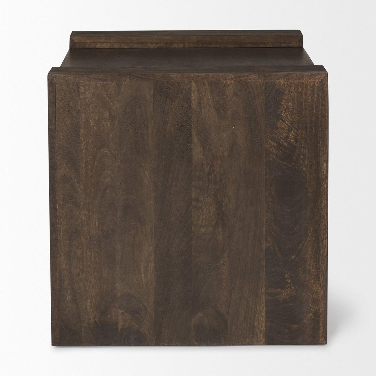 Athelia Dark Brown Wood Accent Table-Accent Tables-DECOROLALA