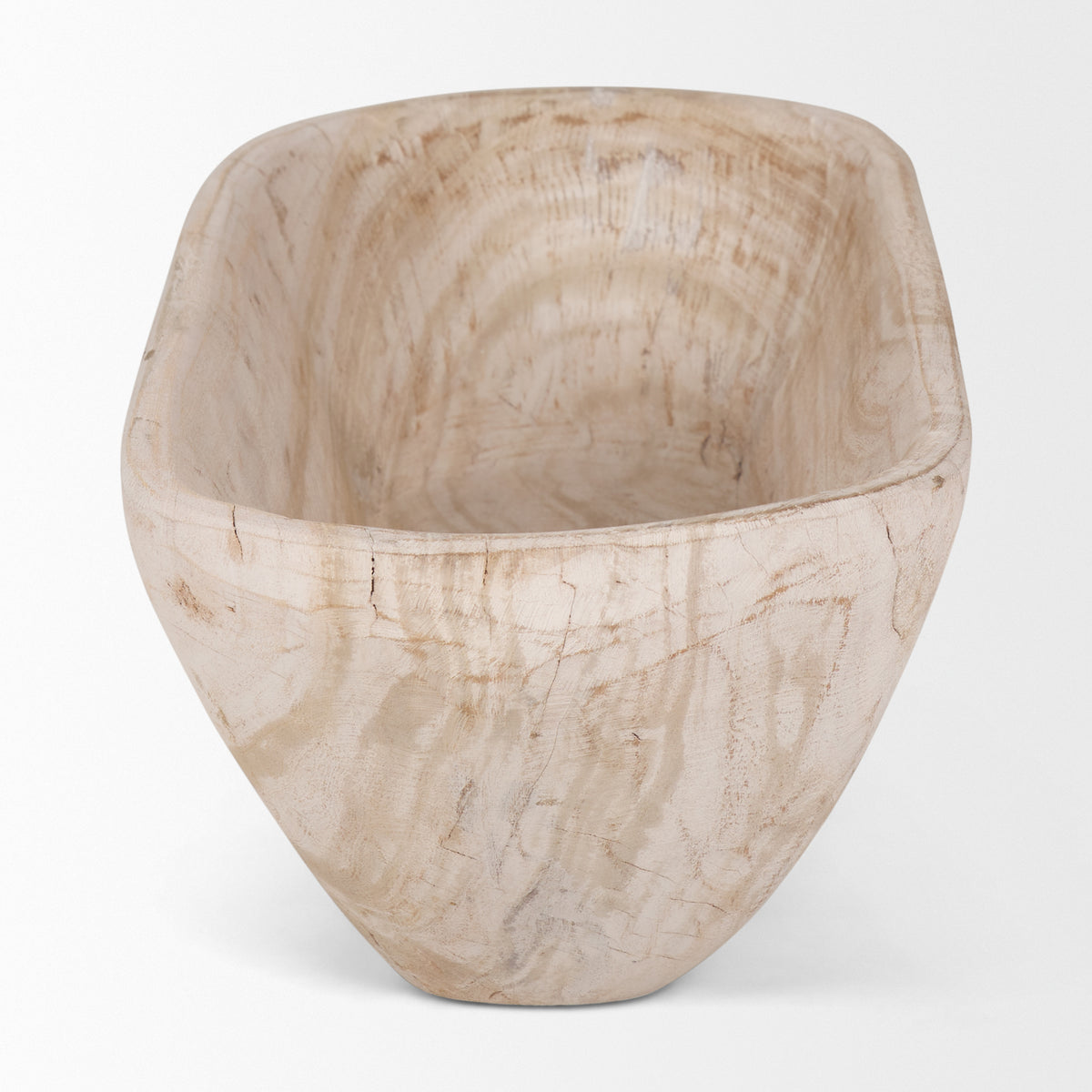 Athena Extra Large Oblong Black- Reclaimed Wood Bowl-Bowls-DECOROLALA