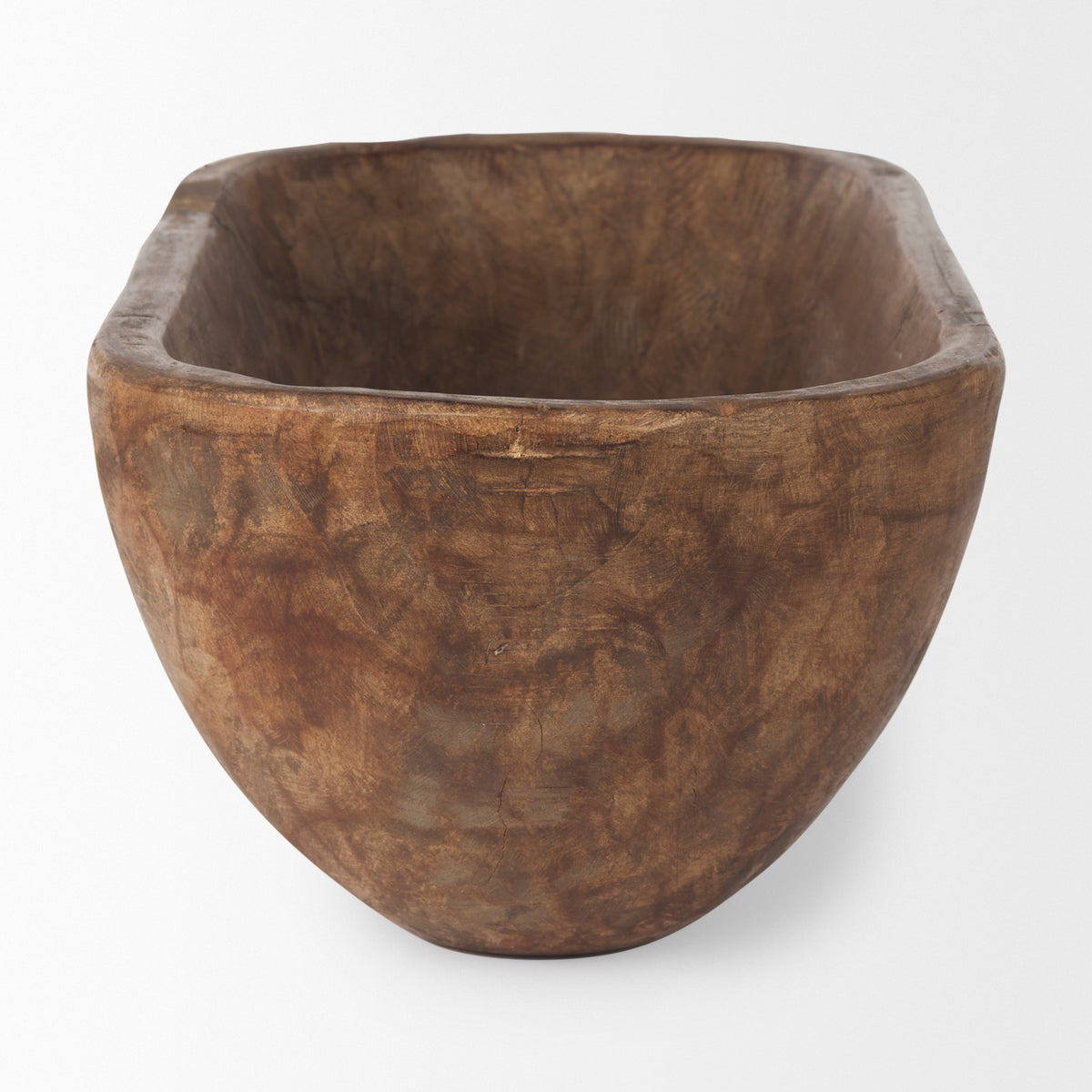 Athena Extra Large Oblong Black- Reclaimed Wood Bowl-Bowls-DECOROLALA
