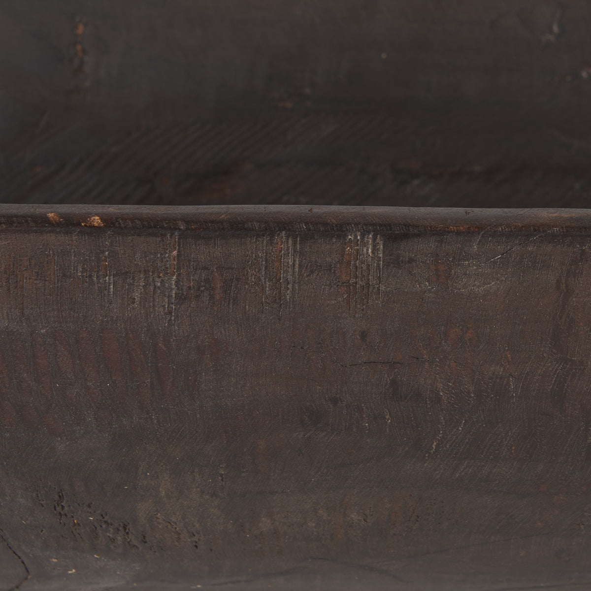 Athena Extra Large Oblong Black- Reclaimed Wood Bowl-Bowls-DECOROLALA