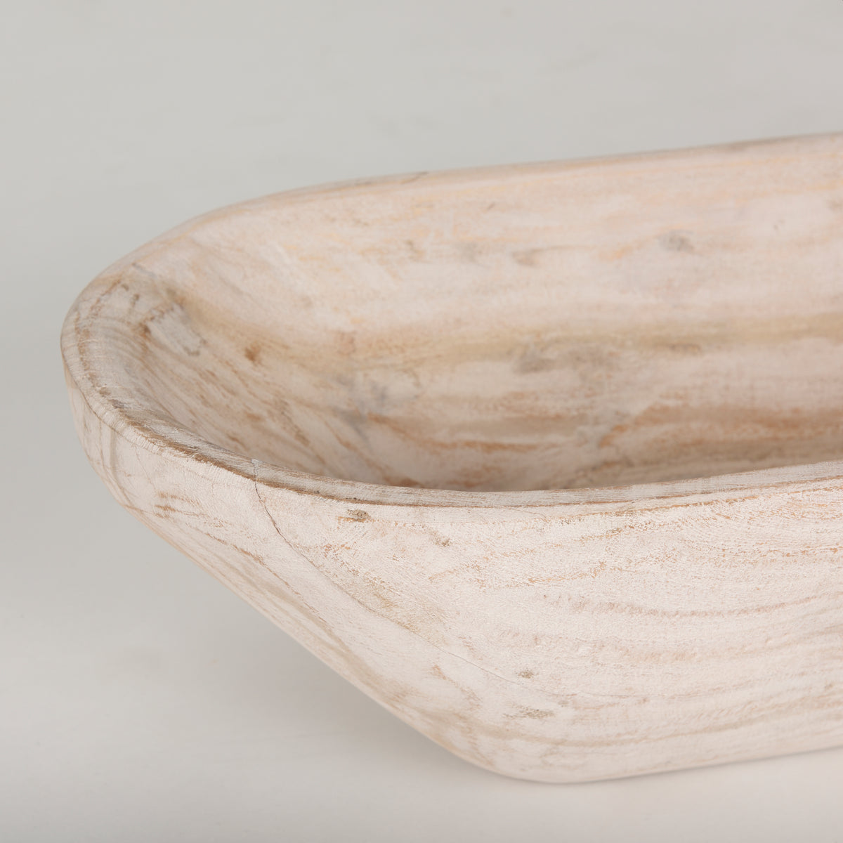 Athena Extra Large Oblong Black- Reclaimed Wood Bowl-Bowls-DECOROLALA