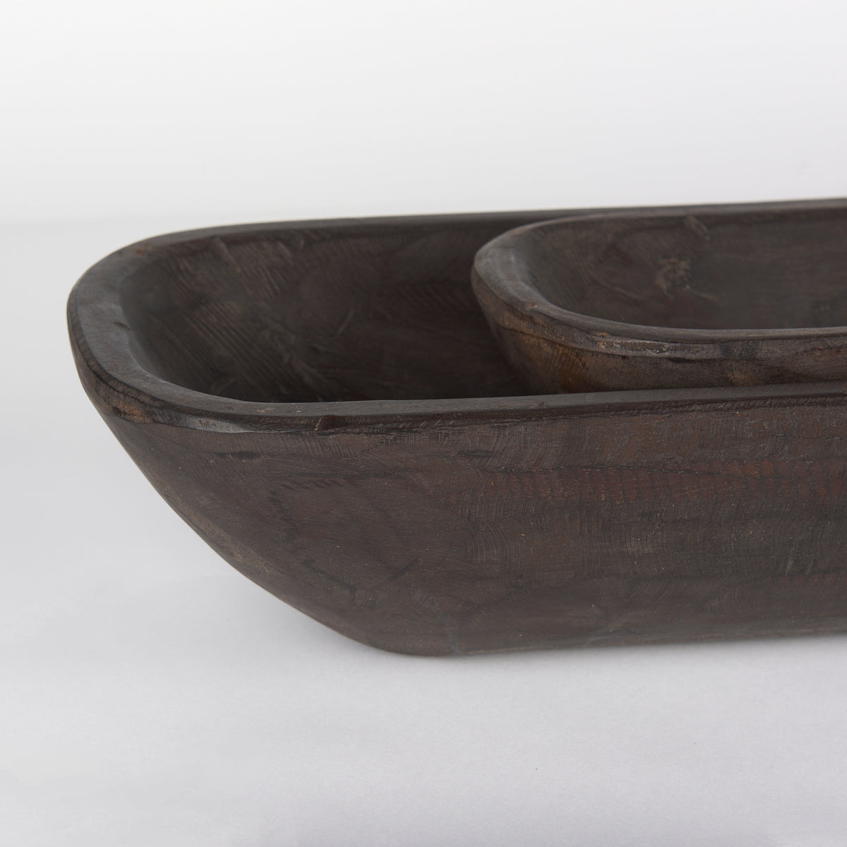 Athena Set of 2 Extra Large Light-Wash Reclaimed Wood Trays-Trays-DECOROLALA