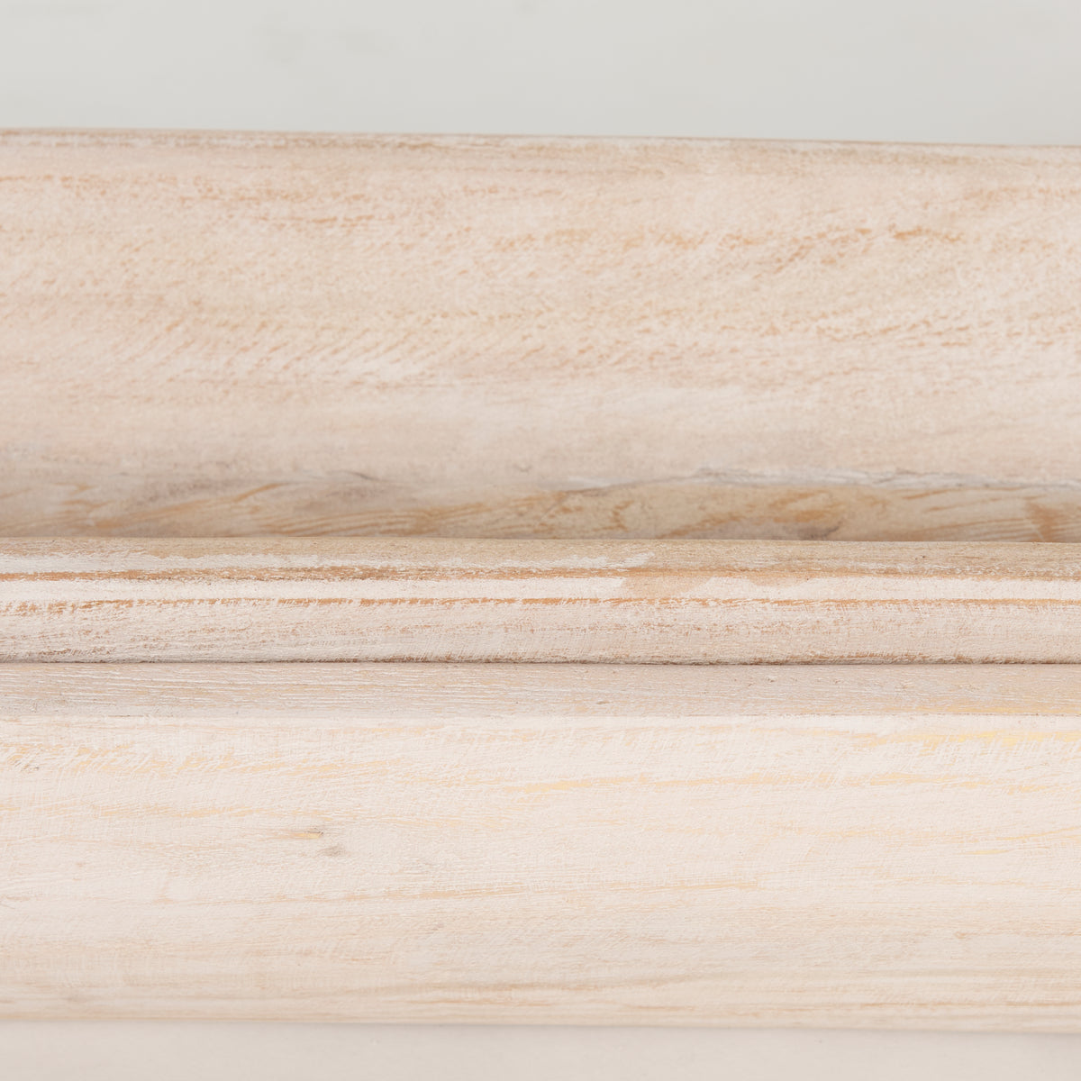 Athena Set of 2 Extra Large Light-Wash Reclaimed Wood Trays-Trays-DECOROLALA