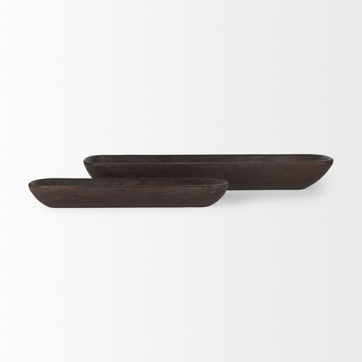 Athena Set of 2 Extra Large Light-Wash Reclaimed Wood Trays-Trays-DECOROLALA