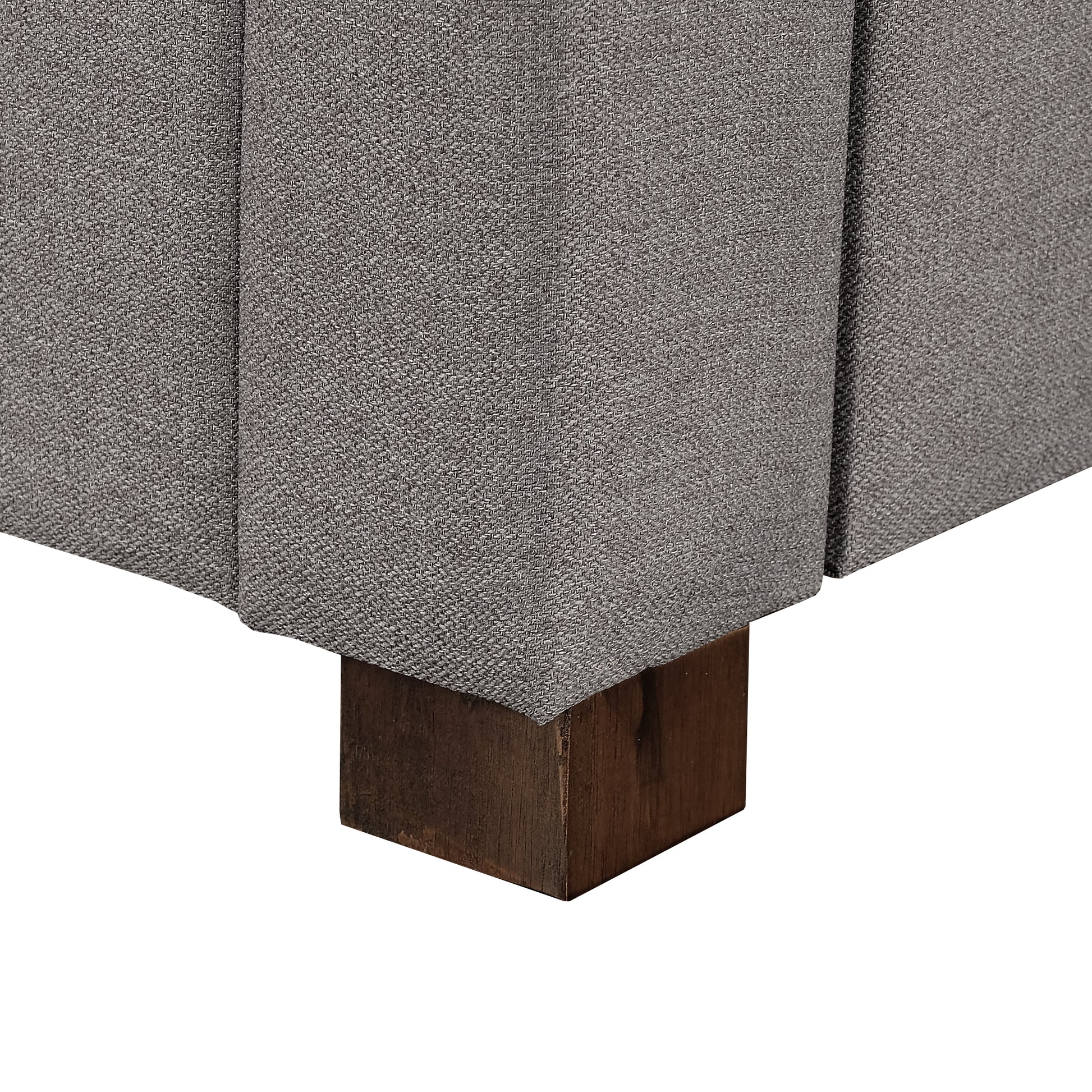 Atira Grey Upholstered Storage Bed with Drawers, Queen-Bedroom-DECOROLALA