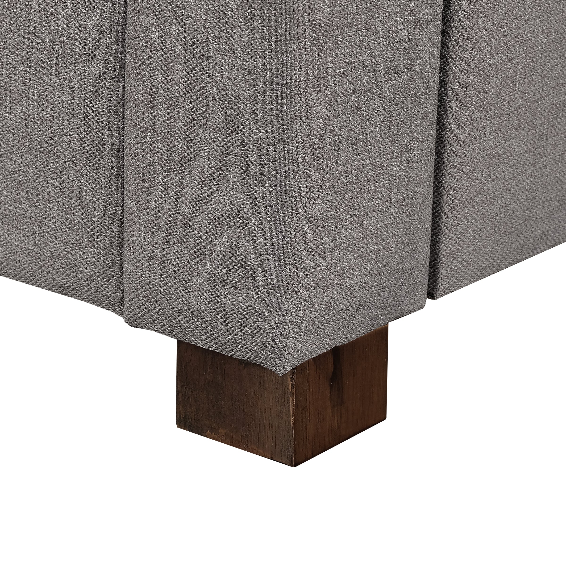 Atira Grey Upholstered Storage Bed with Drawers, Queen-Bedroom-DECOROLALA