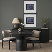 Atlas 42" Round Pedestal Dining Table | Wood | Seats 4-Dining Tables-DECOROLALA