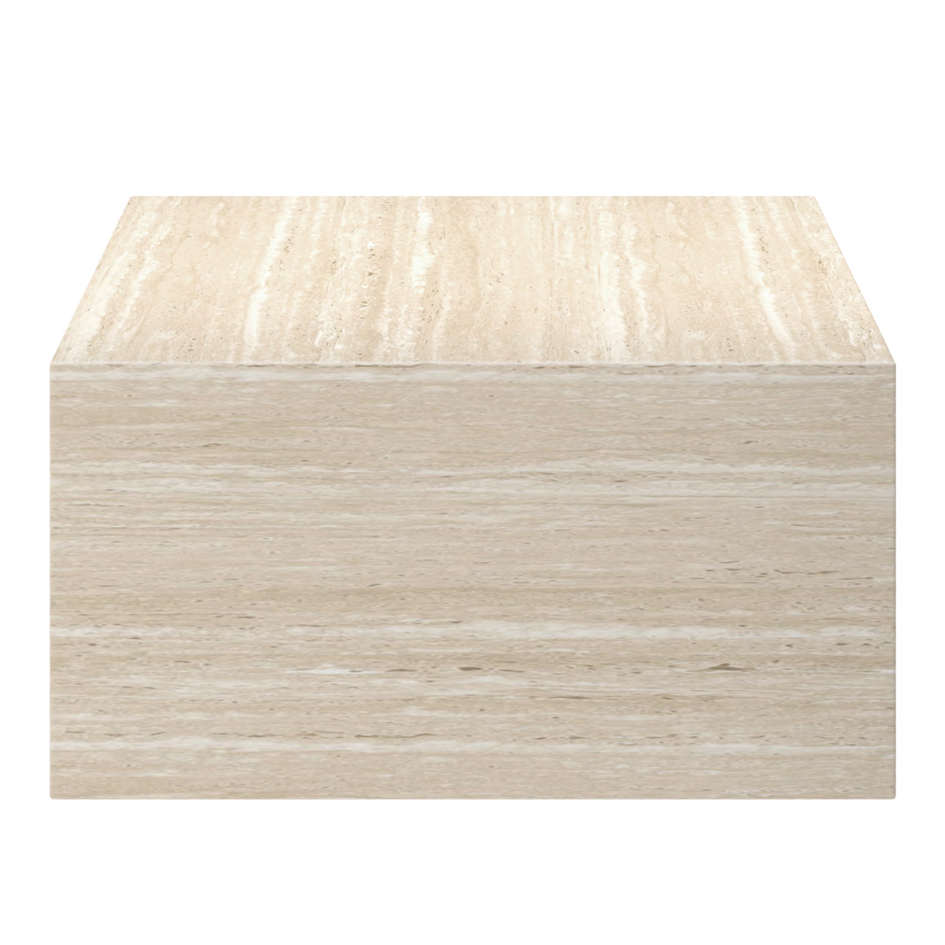Atticus Arched Coffee Table - Travertine Finish-DECOROLALA