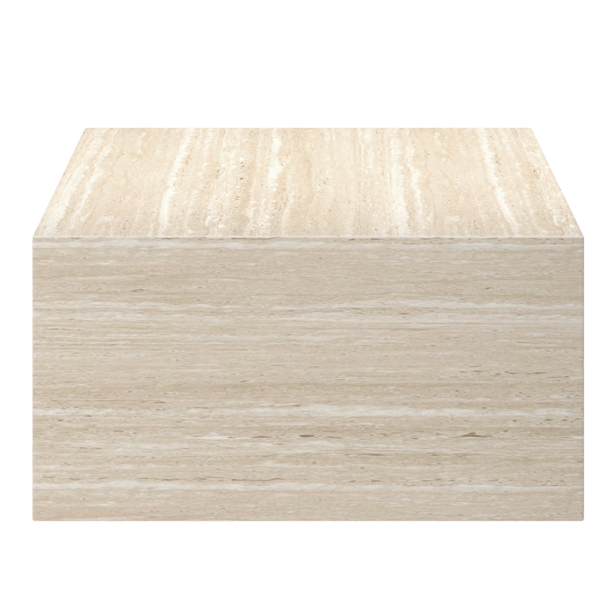 Atticus Arched Coffee Table - Travertine Finish-DECOROLALA
