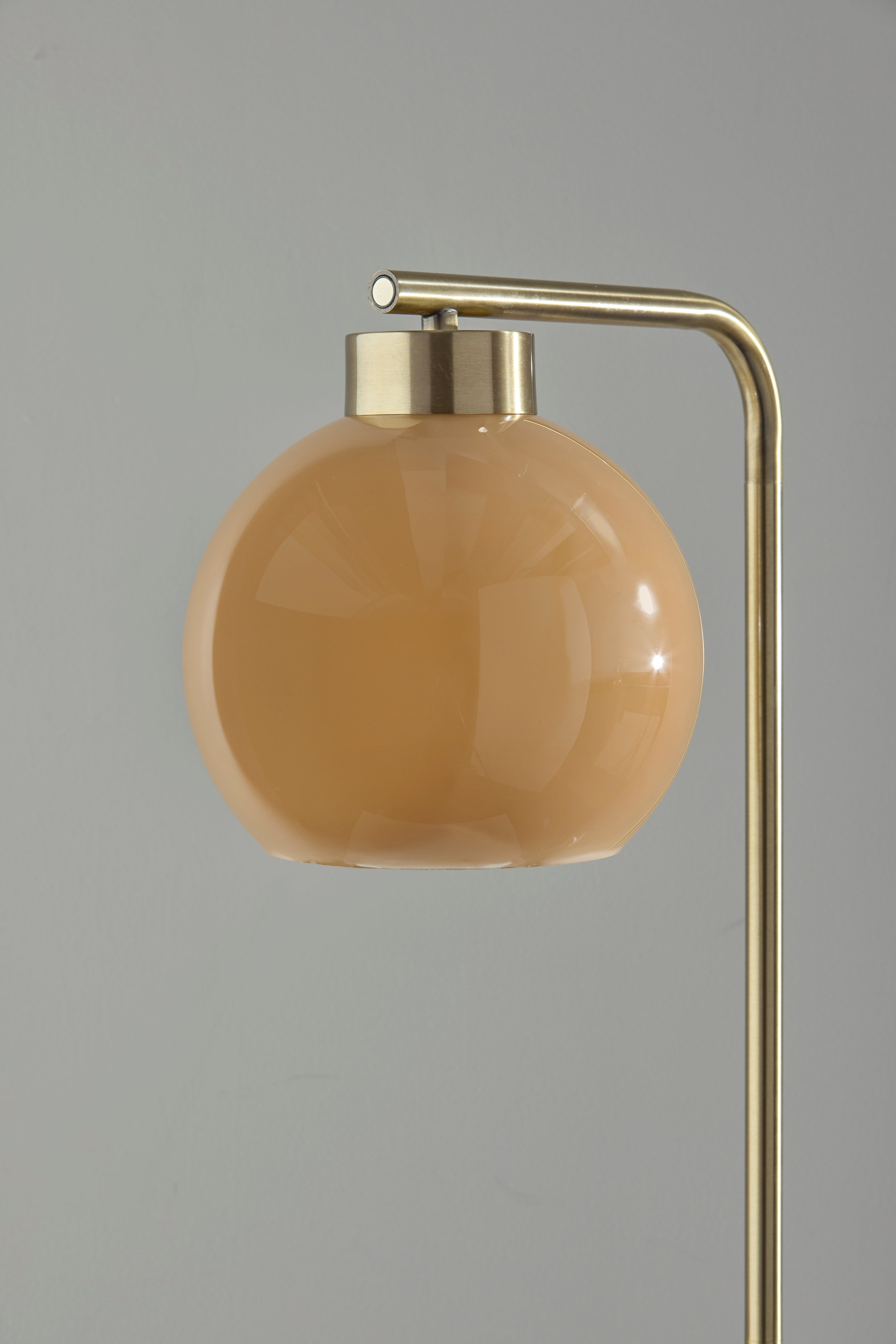 Atticus Floor Lamp - Antique Brass 59"-Lighting-DECOROLALA
