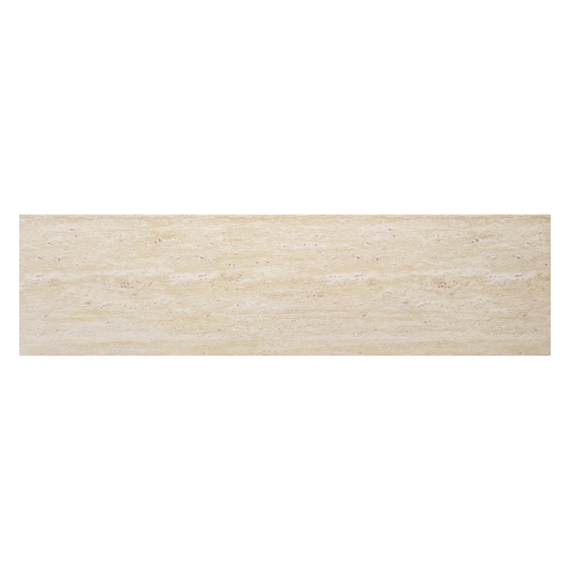Atticus Travertine Console Table with Arches-DECOROLALA