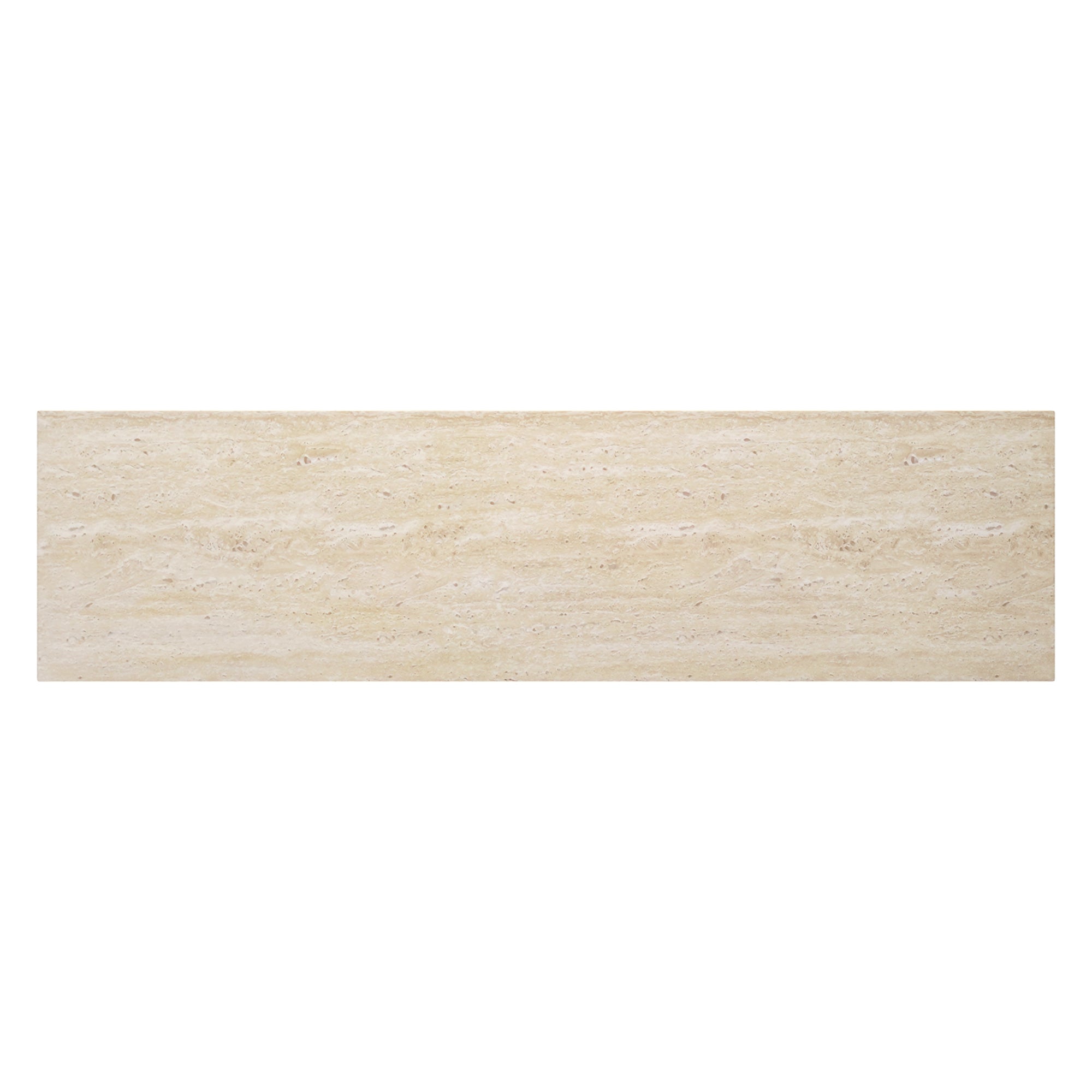 Atticus Travertine Console Table with Arches-DECOROLALA