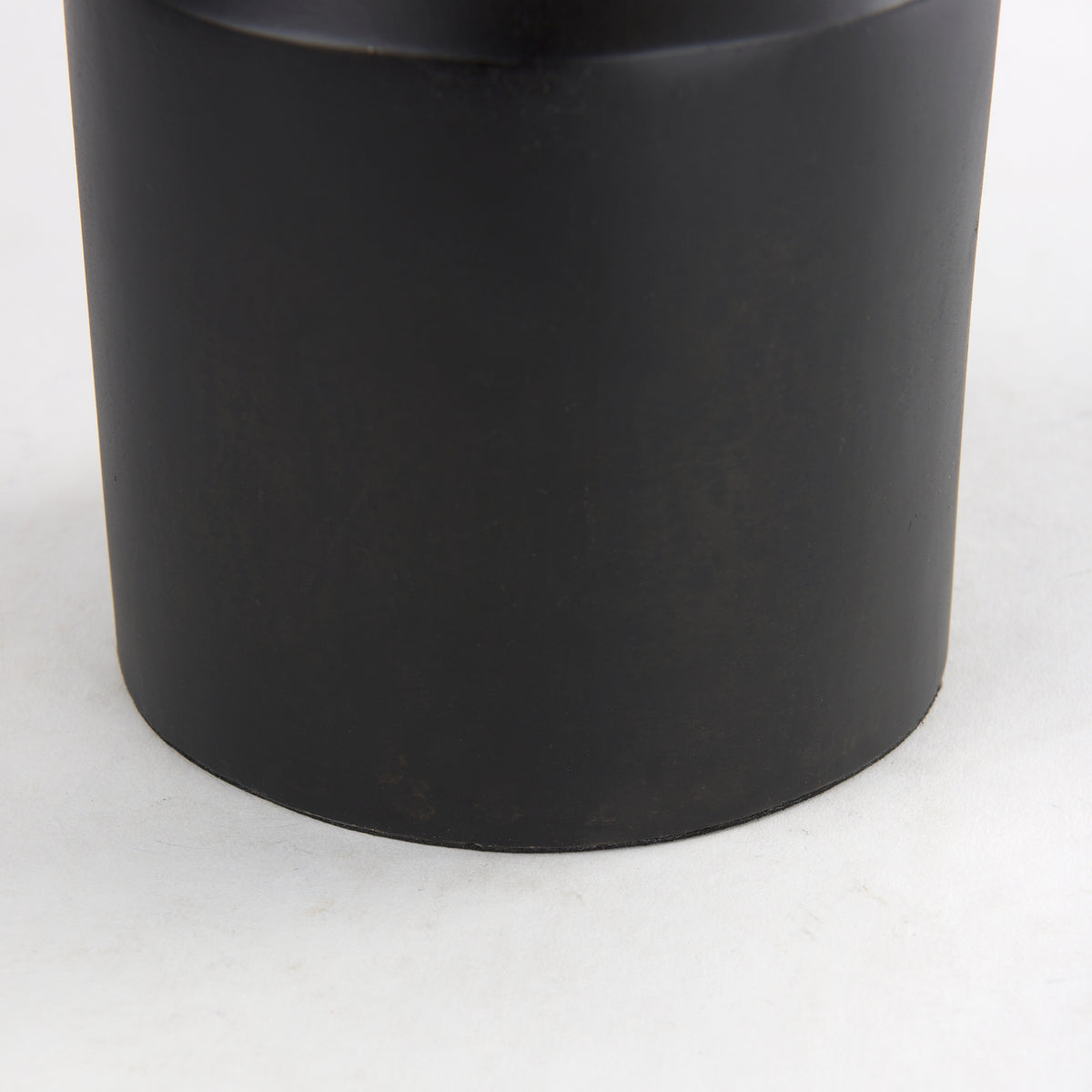 Aubrey Small 14.0H Black Iron Flower Vase-Jars Jugs Urns-DECOROLALA