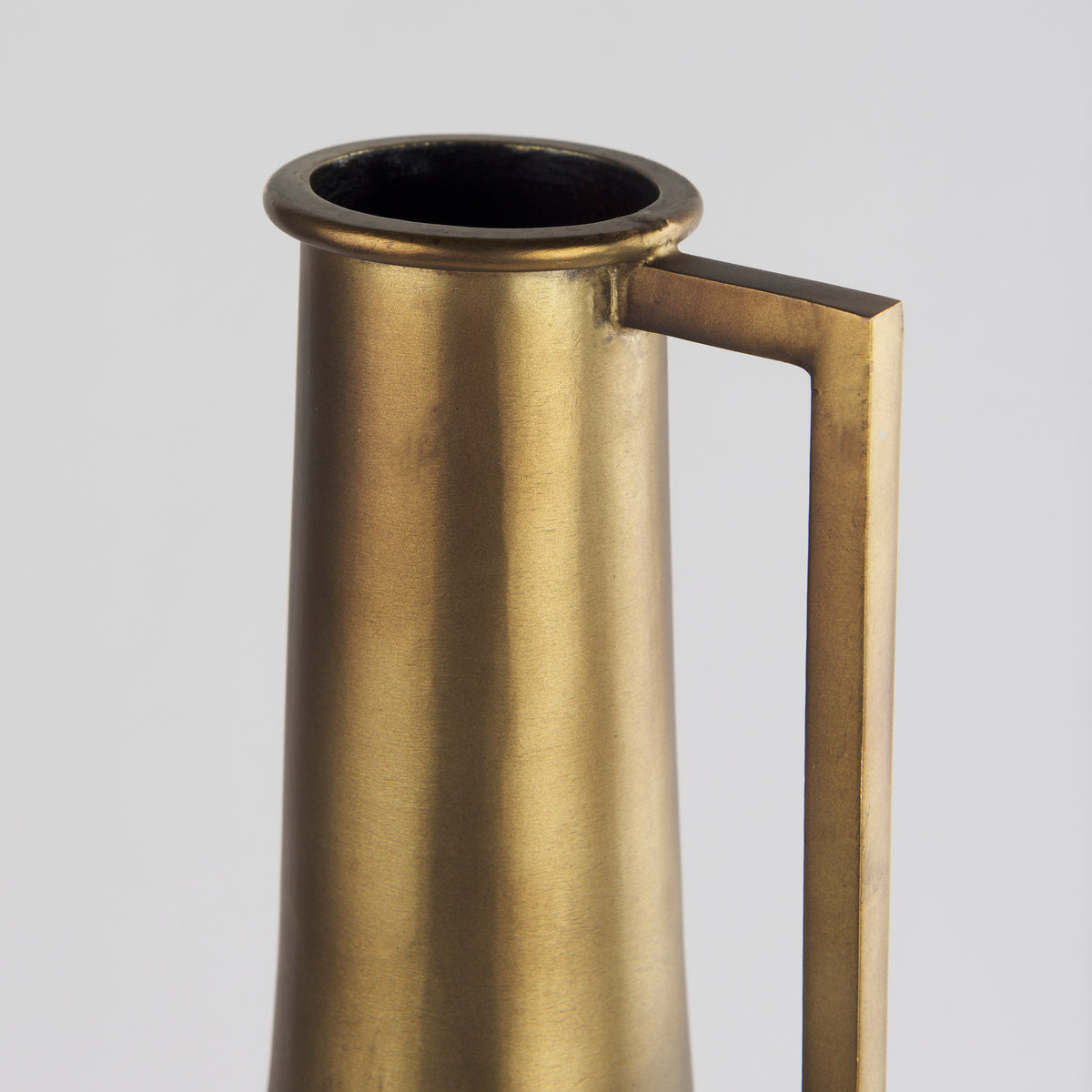 Aubrey Large 24" Gold Iron Jug Vase - Industrial Glam-Jars Jugs Urns-DECOROLALA