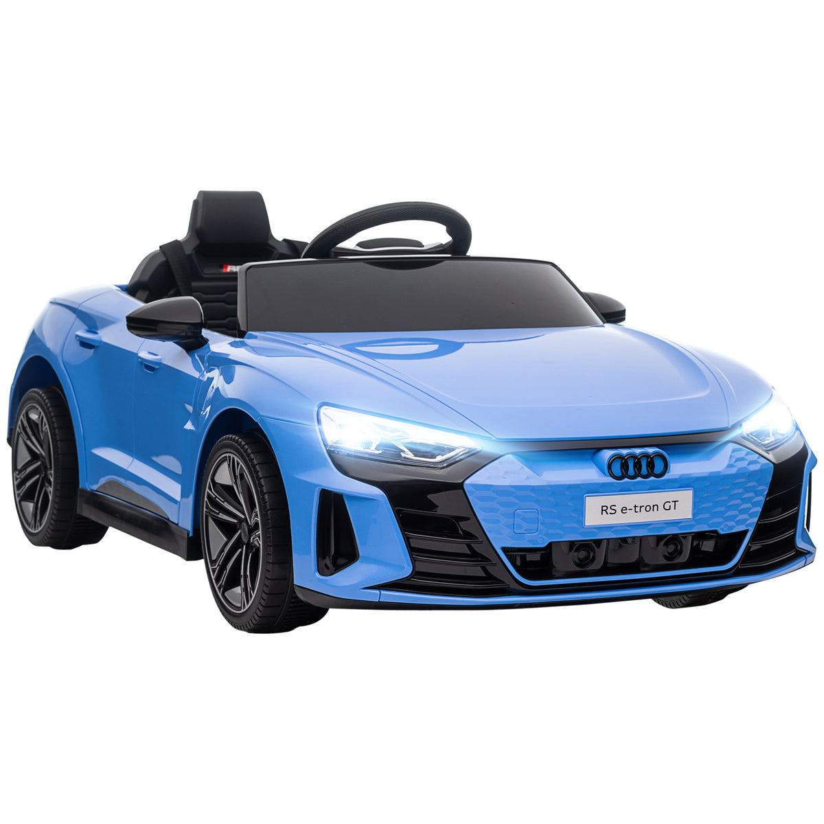 Ride-On Toy On Car with Remote Control, 12V 3.1 MPH Electric Ride for Kids w/ Suspension System, Horn Honking-Toys & Games > Baby & Toddler Toys > Electric Ride-On Toys > Electric Toy Cars-DECOROLALA