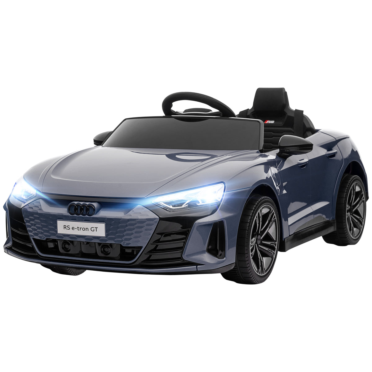 Ride-On Toy On Car with Remote Control, 12V 3.1 MPH Electric Ride for Kids w/ Suspension System, Horn Honking-Toys & Games > Baby & Toddler Toys > Electric Ride-On Toys > Electric Toy Cars-DECOROLALA