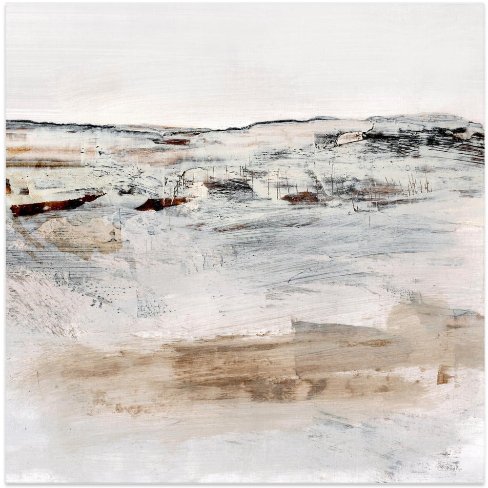 August No3 Abstract Waves by Dan Hobday-Canvas Print-DECOROLALA