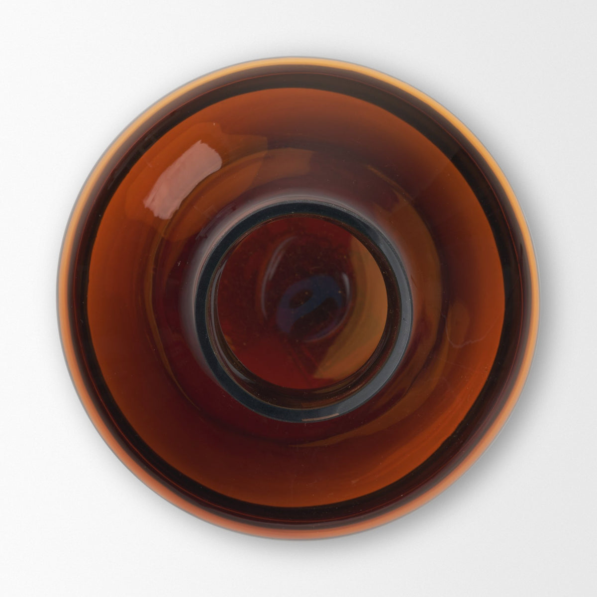 Aurel Small Orange Glass Vase-Vase-DECOROLALA
