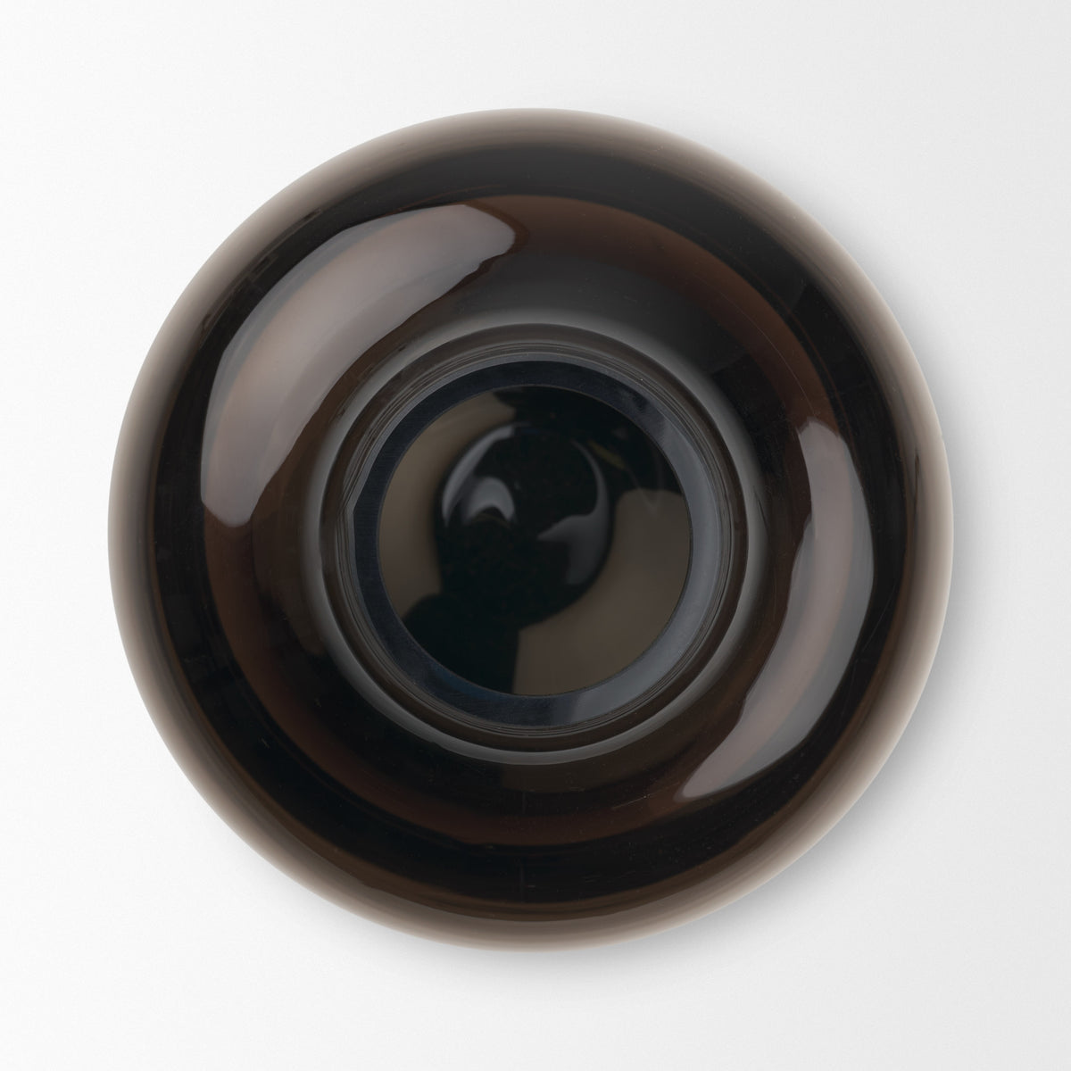 Aurel Tall Brown Glass Vase-Vase-DECOROLALA