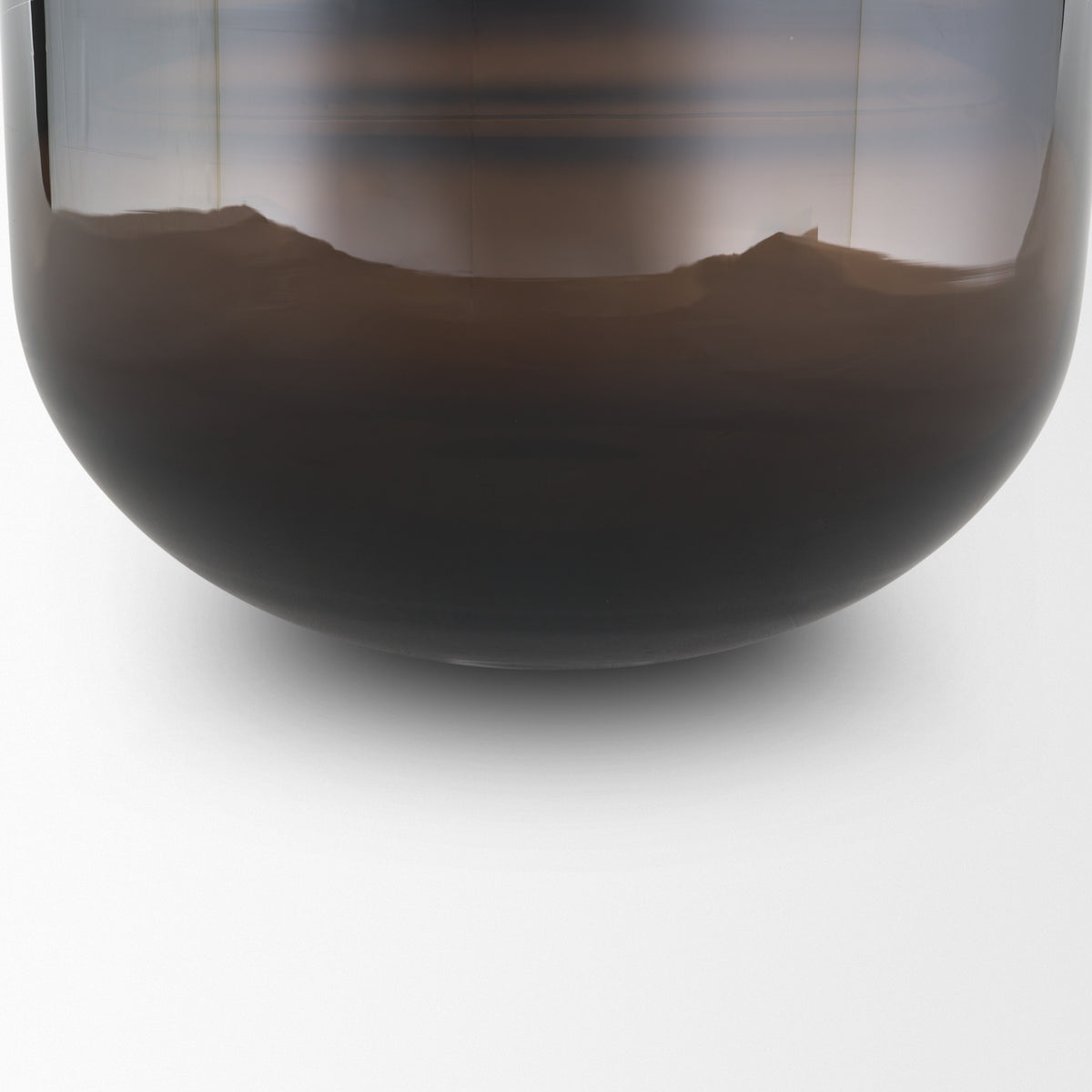 Aurel Tall Brown Glass Vase-Vase-DECOROLALA