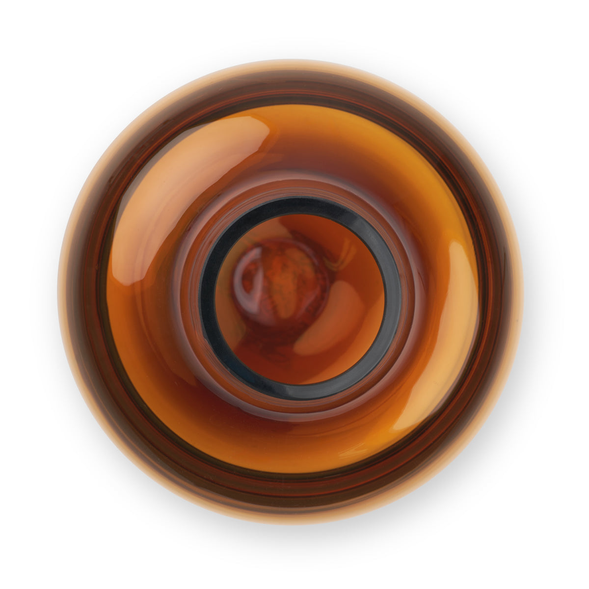 Aurel Tall Orange Glass Vase-Vase-DECOROLALA