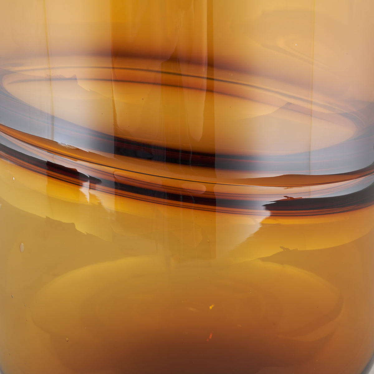 Aurel Tall Orange Glass Vase-Vase-DECOROLALA