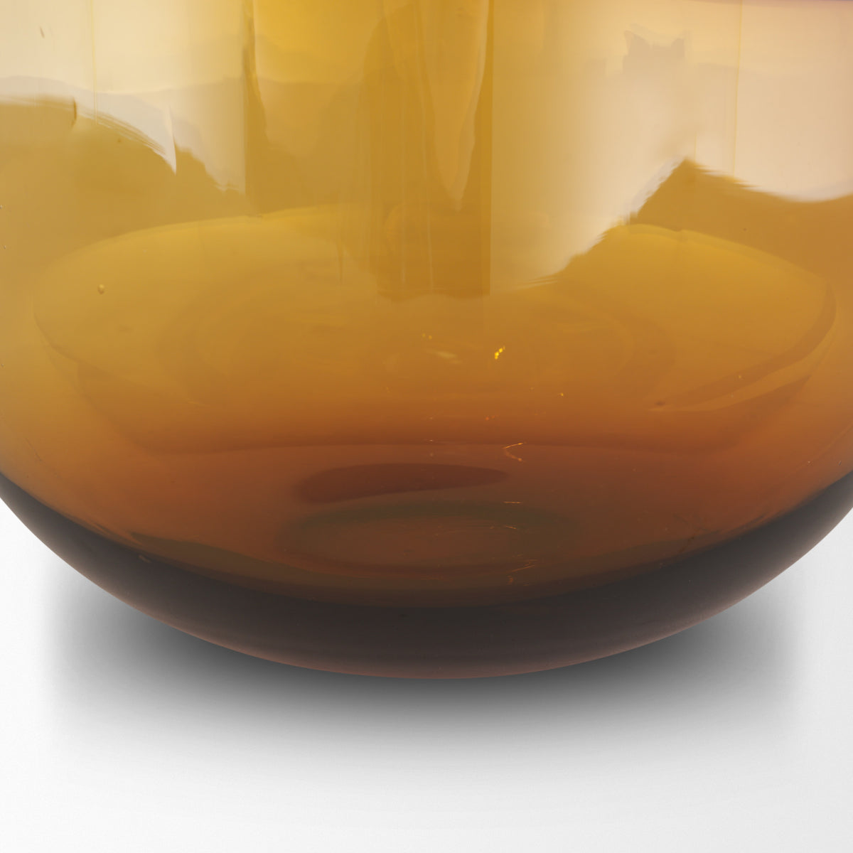 Aurel Tall Orange Glass Vase-Vase-DECOROLALA