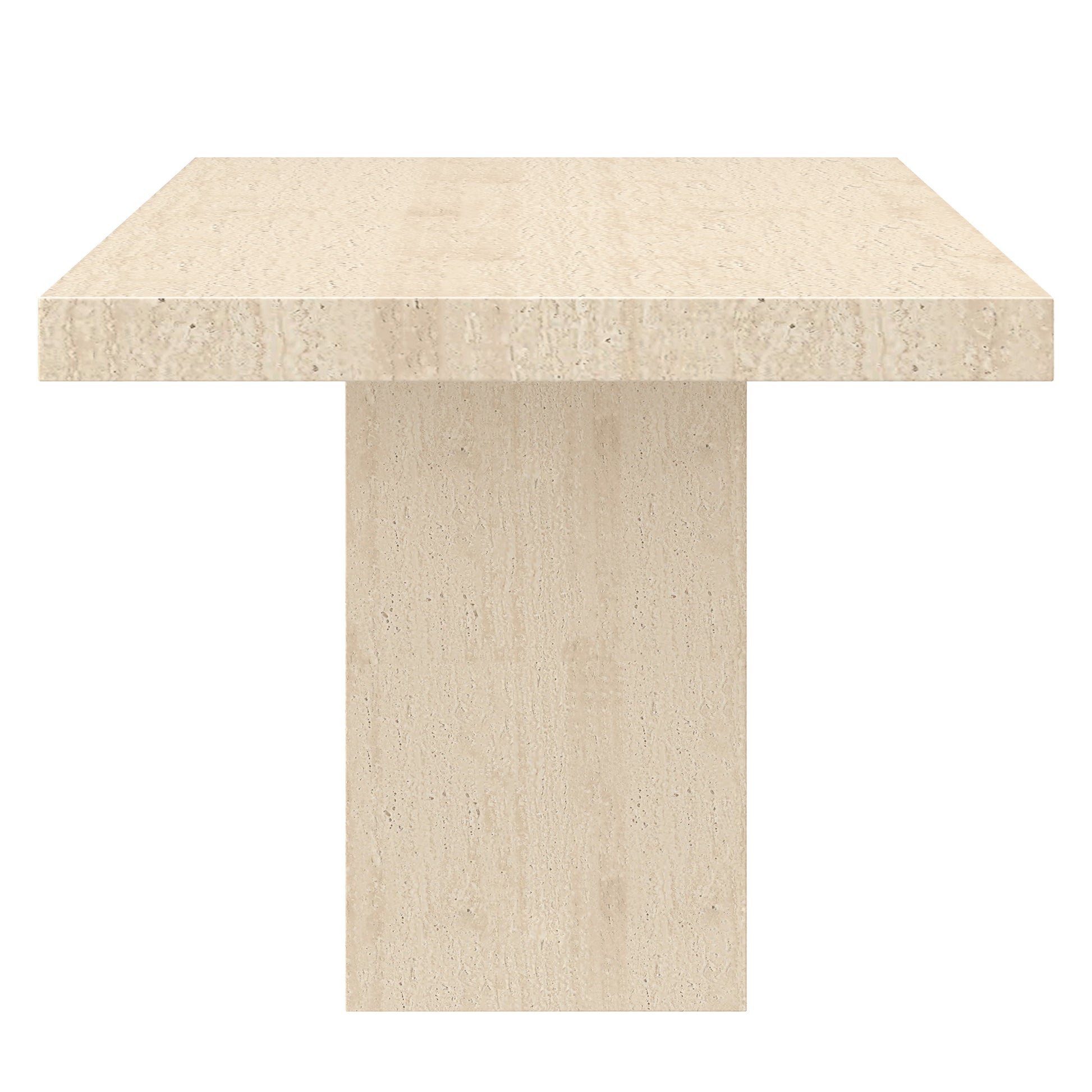 Aurelia Travertine Dining Table - Commercial Grade-DECOROLALA