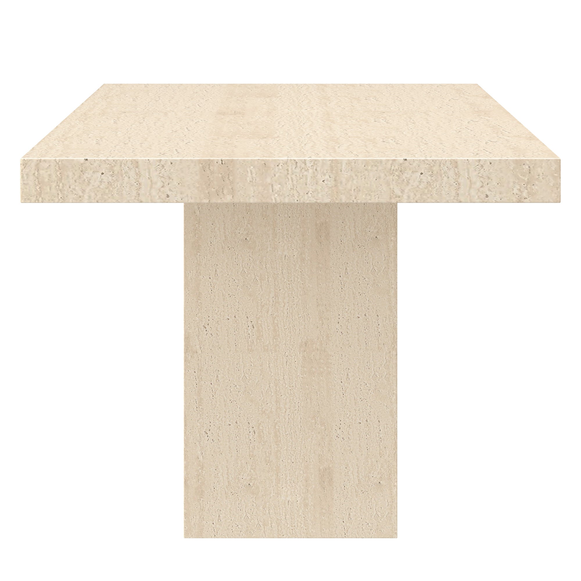 Aurelia Travertine Dining Table - Commercial Grade-DECOROLALA