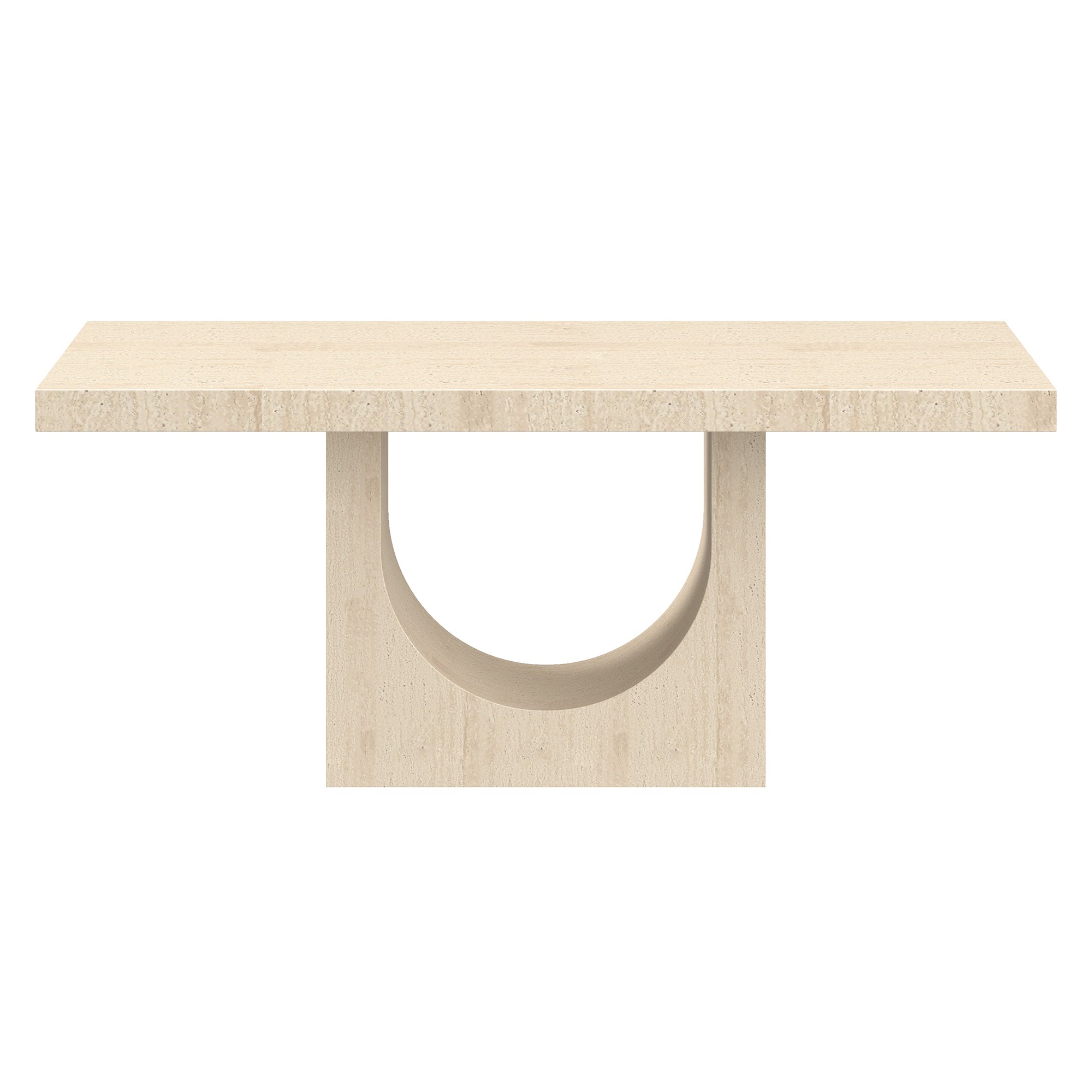 Aurelia Travertine Dining Table - Commercial Grade-DECOROLALA