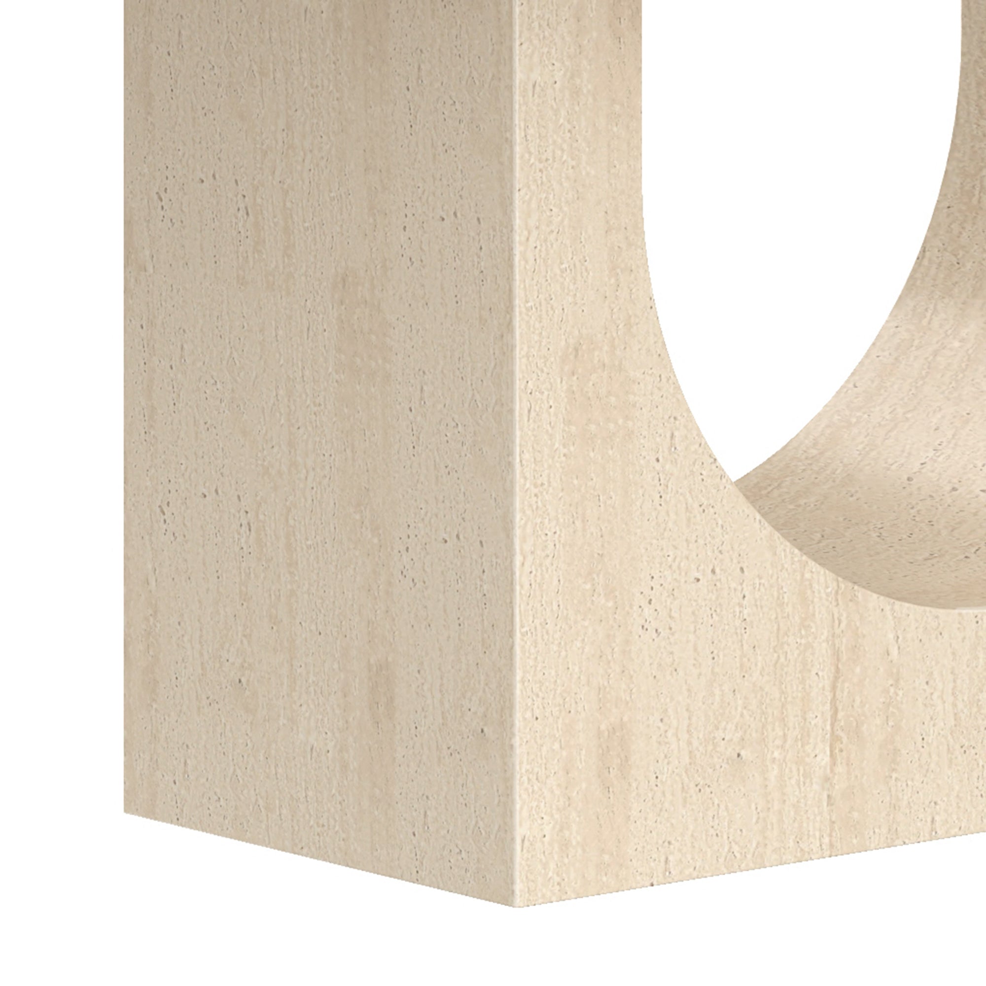 Aurelia Travertine Dining Table - Commercial Grade-DECOROLALA