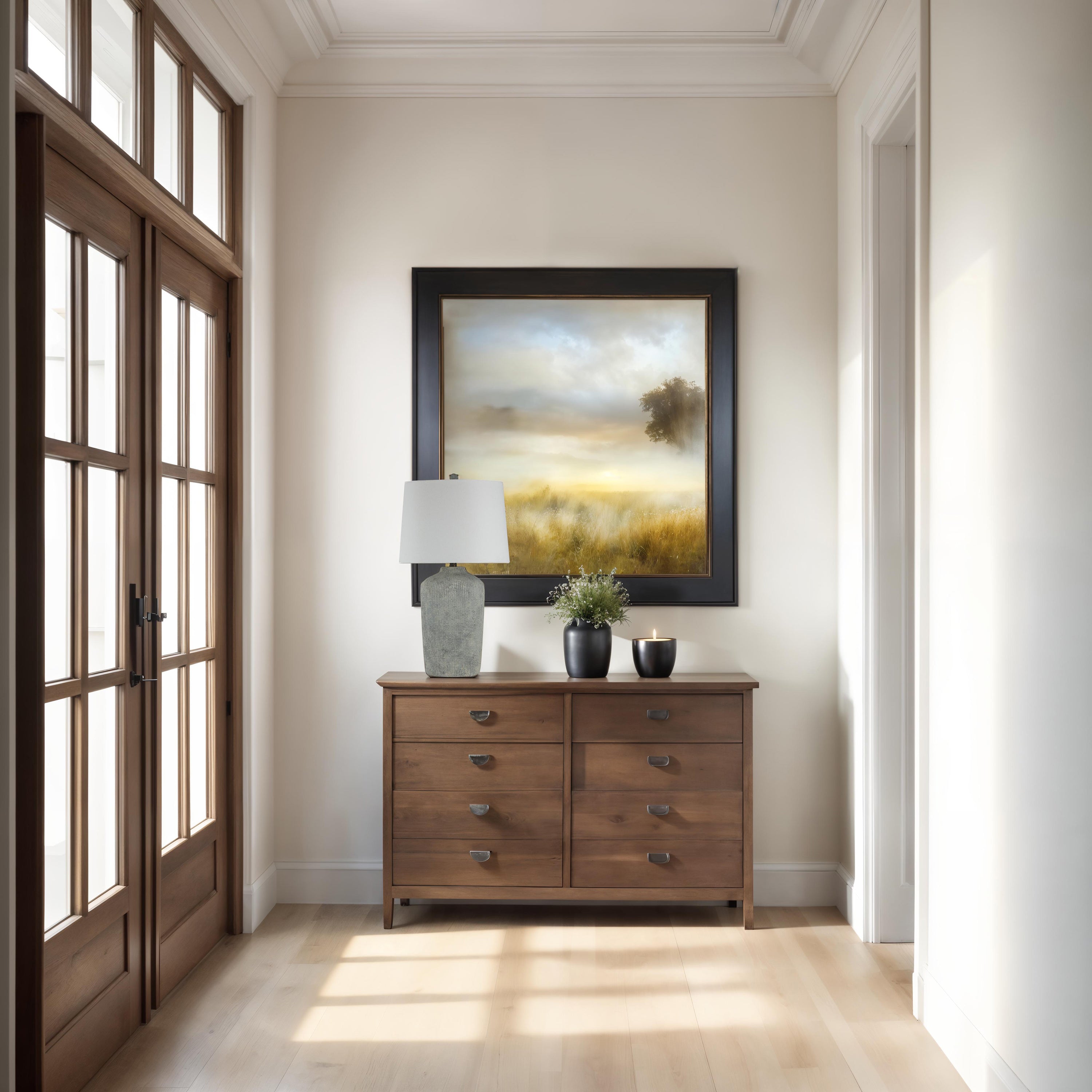 Aurelle 28.5" Height Table Lamps, Grey Rock-Table Lamp-DECOROLALA