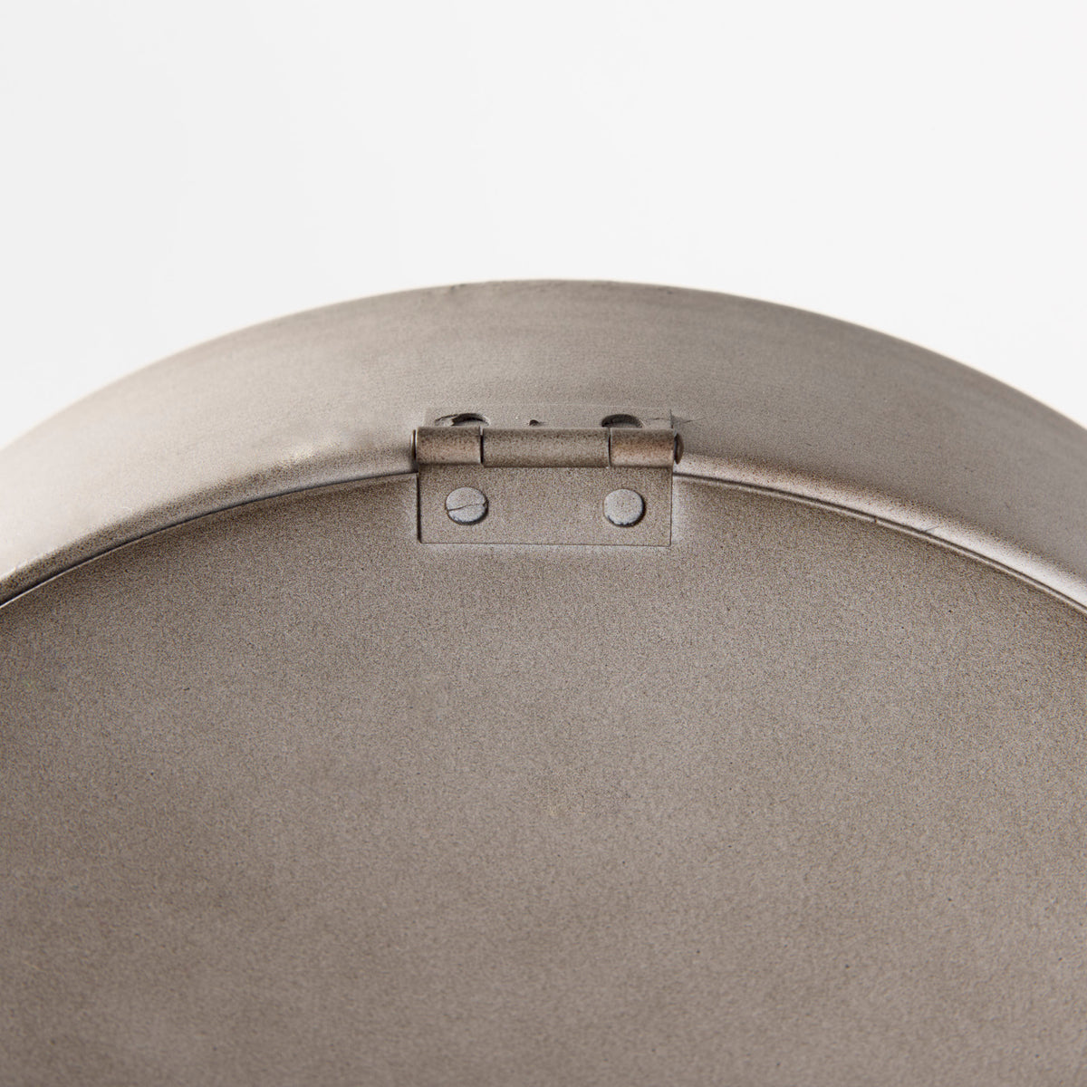 Aurus Matte Gray Metal Table Clock-Table Clocks-DECOROLALA