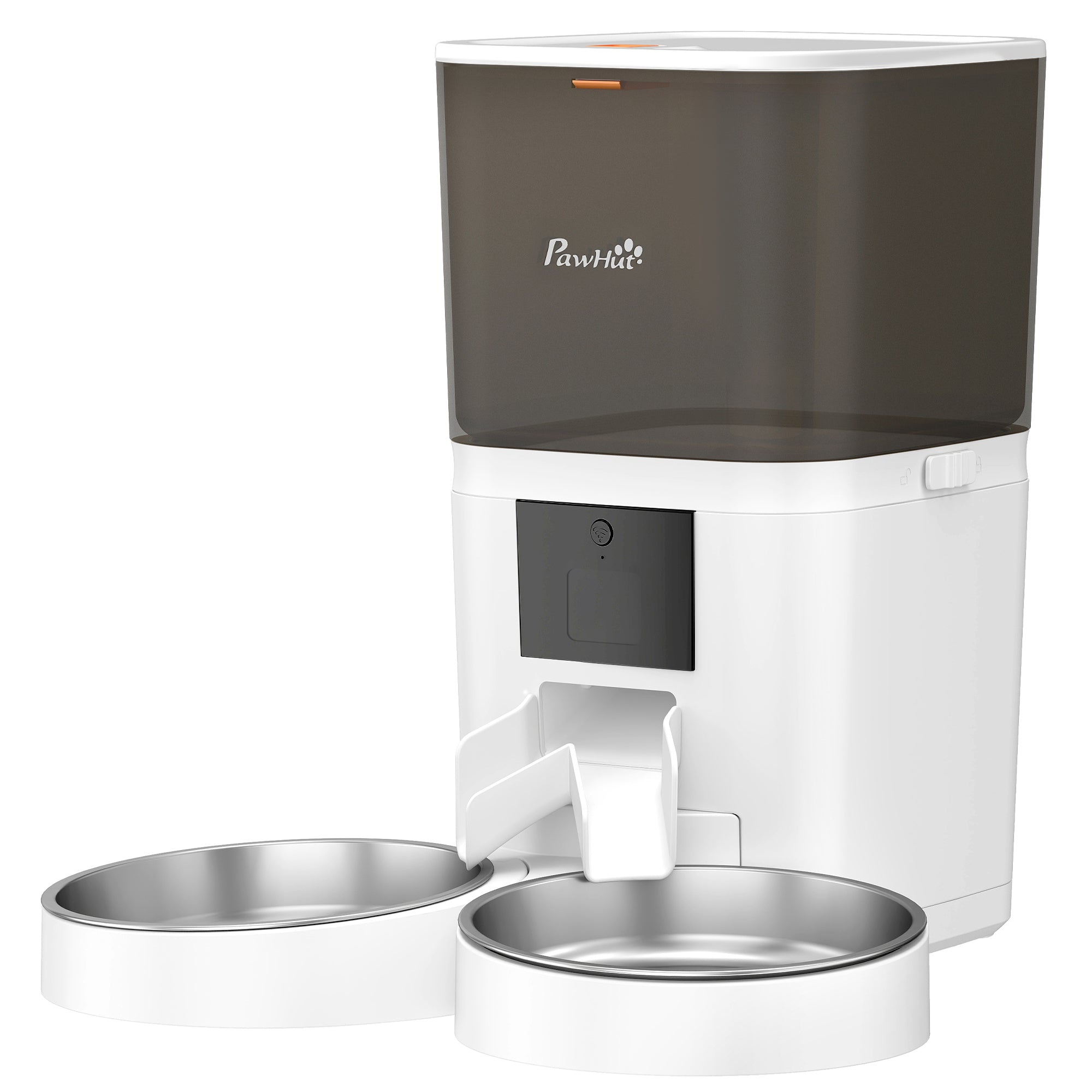 Automatic Cat Feeder for 2 Cats, 2.4G WiFi Pet Food Dispenser 6L APP Control-Dogs-DECOROLALA