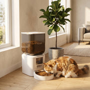 Automatic Cat Feeder with Camera - 8L WiFi App Control White-Dogs-DECOROLALA