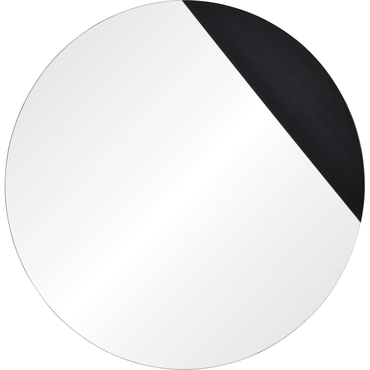 Aver 39.5" Tall Round Wall Mirror-Mirrors-DECOROLALA