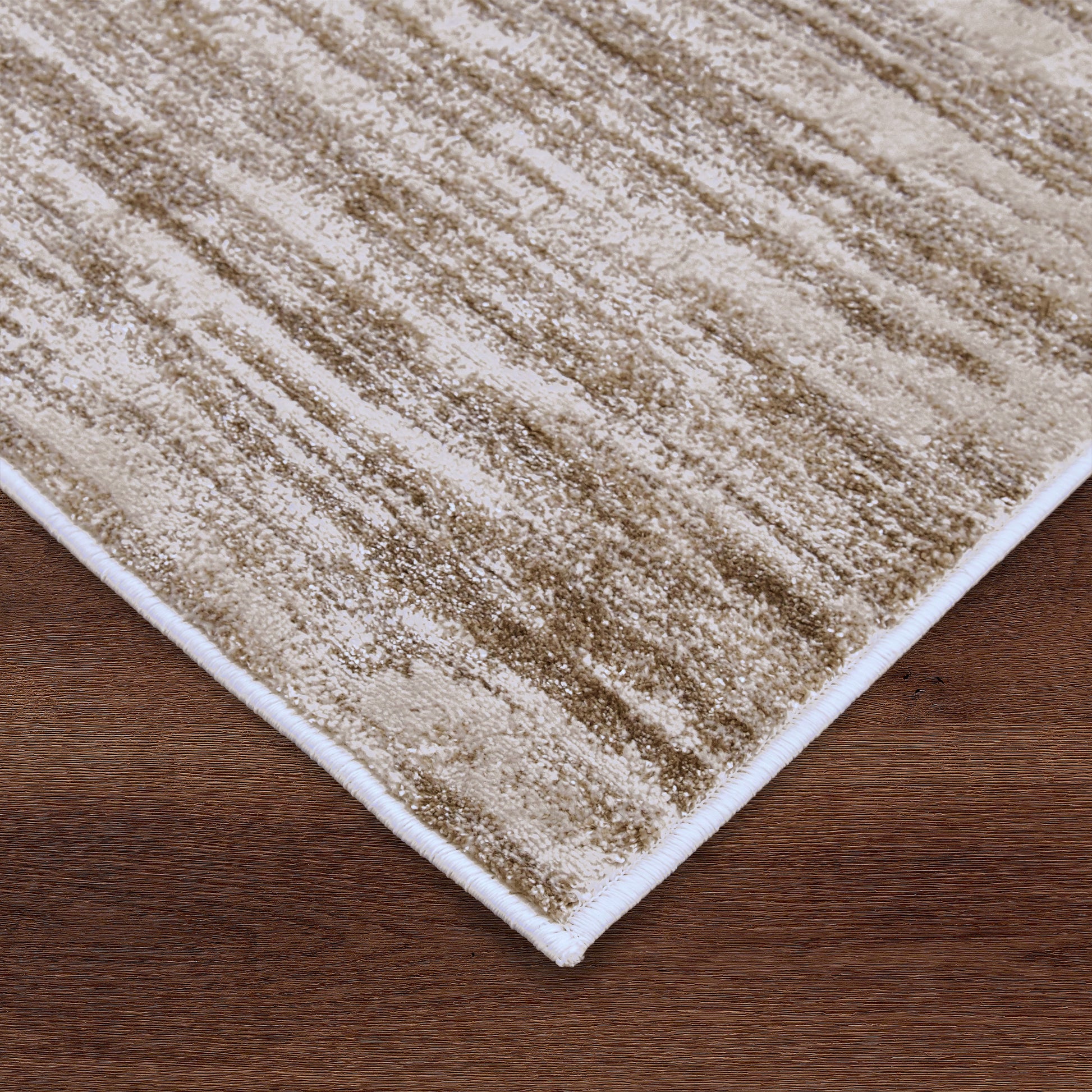 Aya Brown Beige Area Rug-DECOROLALA