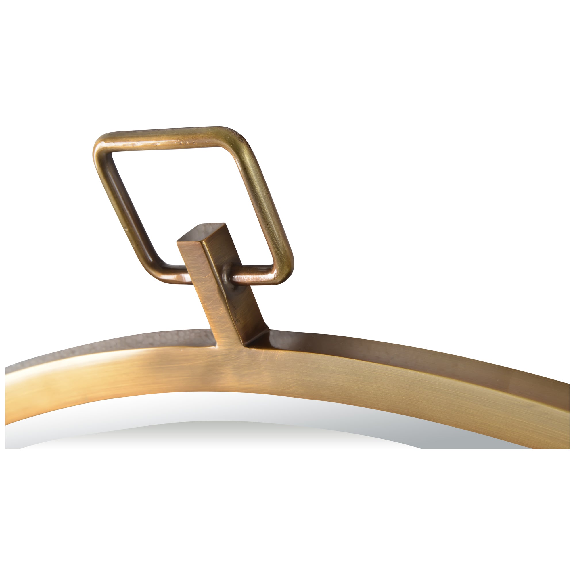 Azam 34" Tall Round Wall Mirror, Yellow-Mirror-DECOROLALA