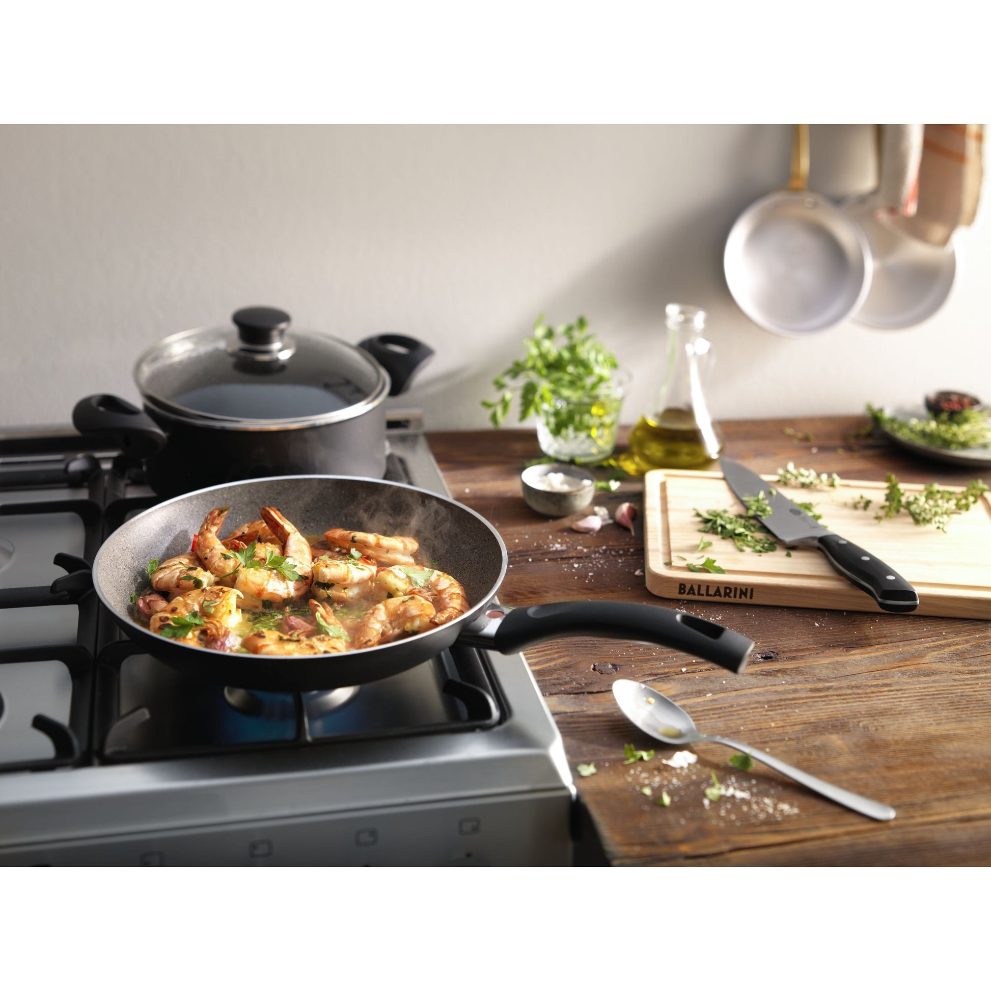 BALLARINI Bologna Granitium 28 cm / 11 inch Aluminum Frying Pan-Frying Pan-DECOROLALA