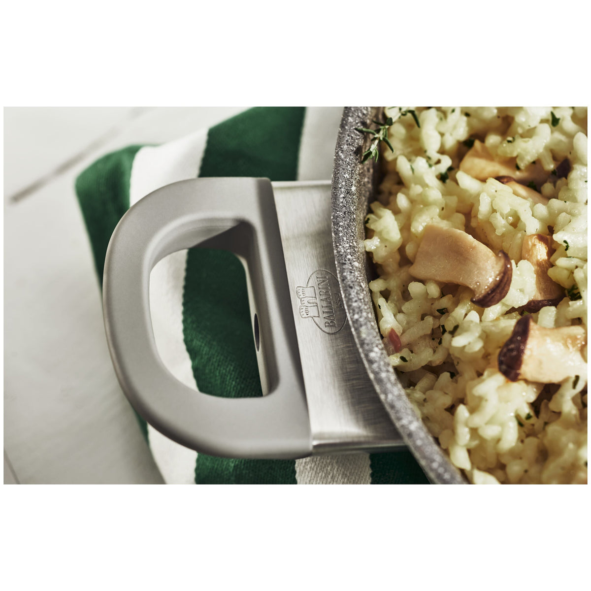 BALLARINI Murano Aluminum Round Saucier And Sauteuse With Glass Lid-1