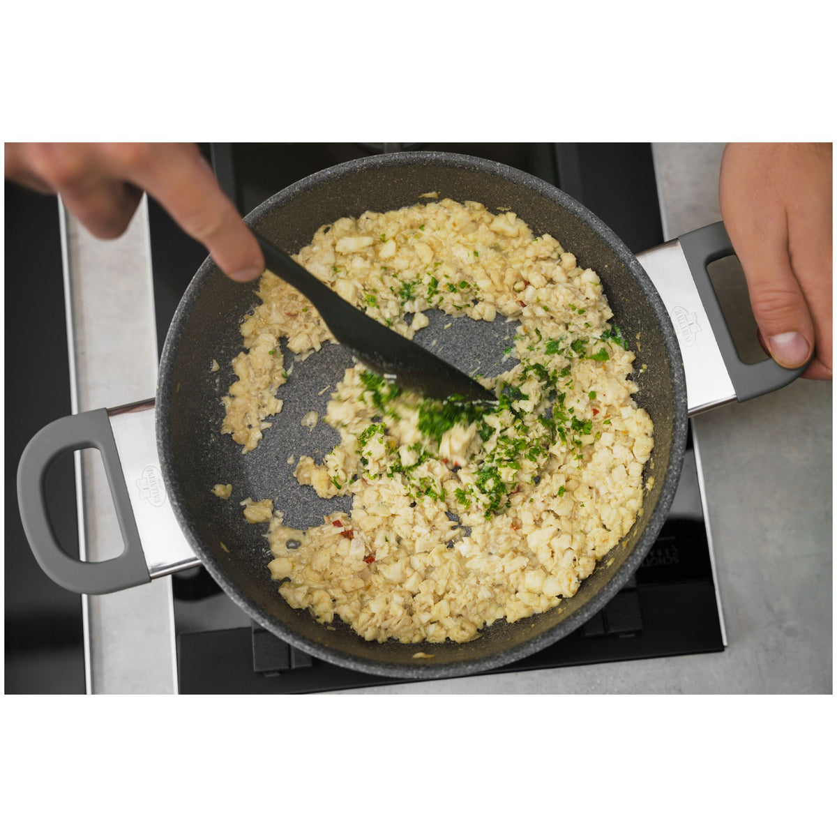 BALLARINI Murano Aluminum Round Saucier And Sauteuse With Glass Lid-2
